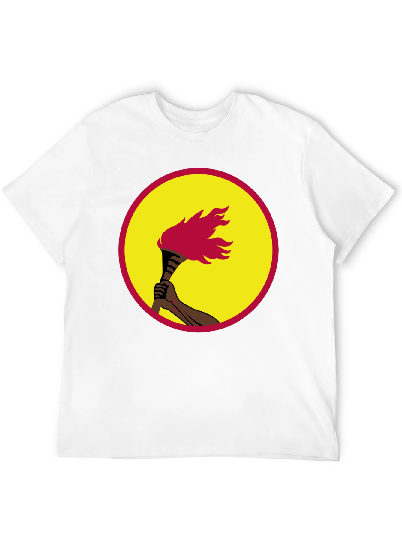 Torchbearer Graphic Tee - Black Cotton T-Shirt