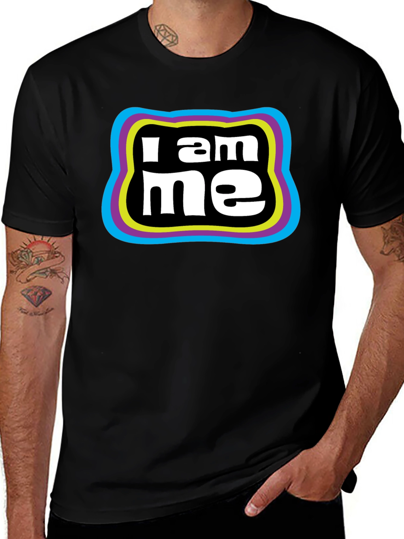 I am Me Black T-Shirt