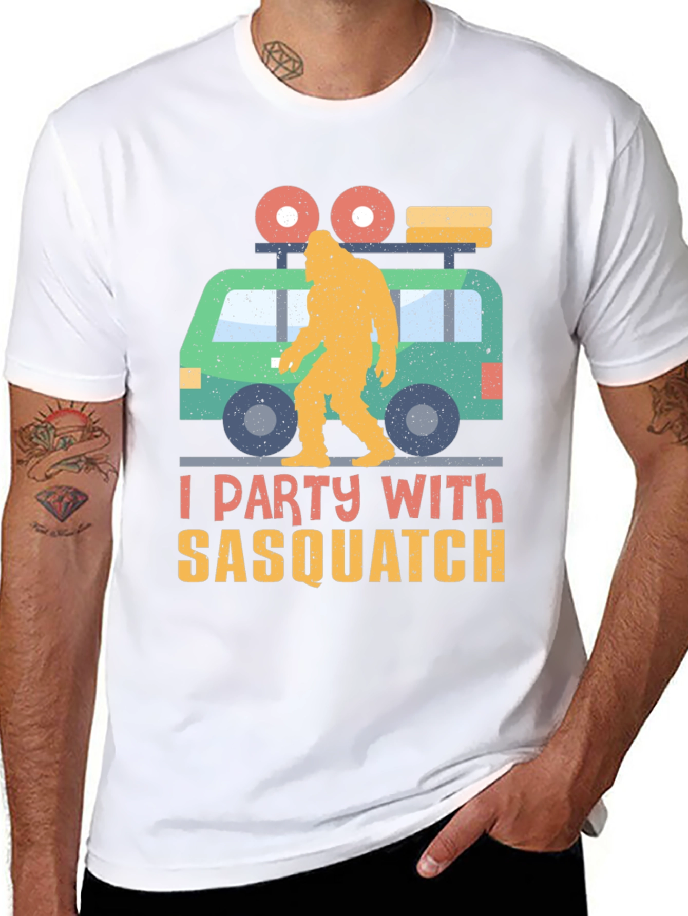 I Party with Sasquatch Graphic Tee