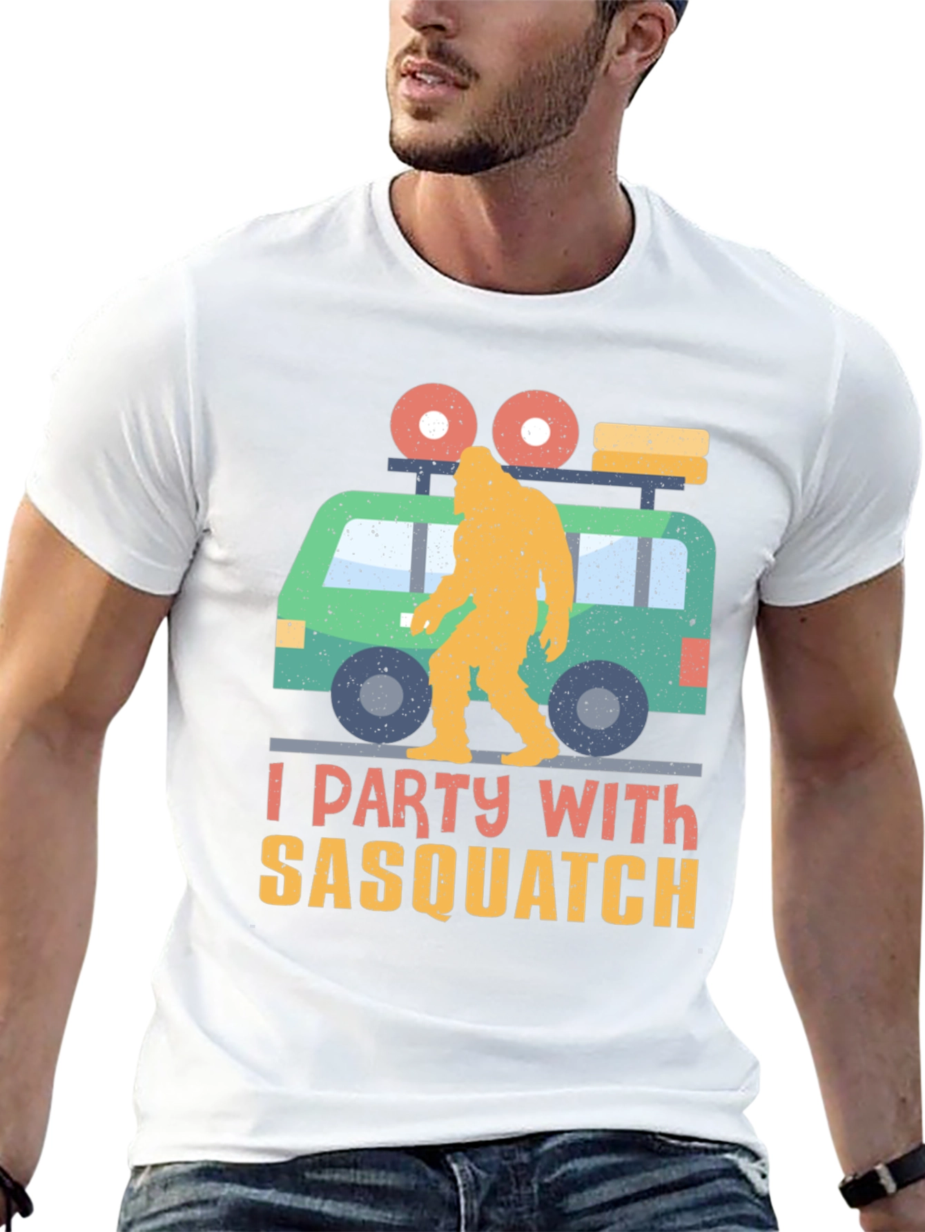 I Party with Sasquatch Graphic Tee