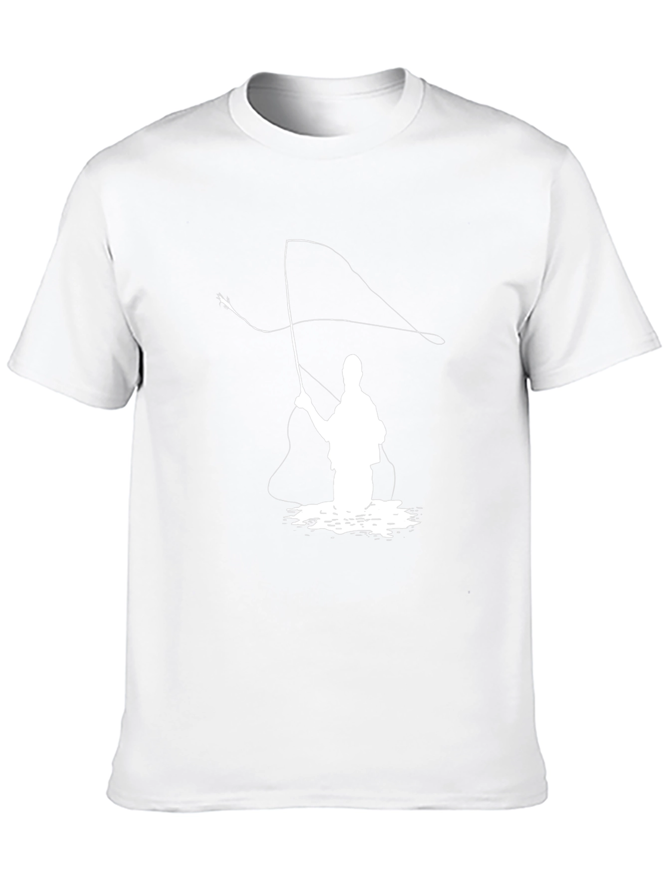 Fly Fishing T-Shirt - Angler Silhouette