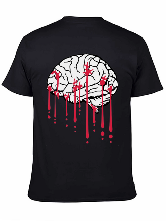 Brain Bleed Black Graphic Tee