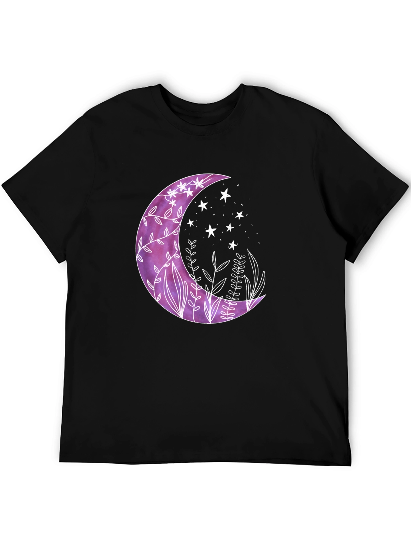 Purple Moon & Stars Graphic Tee