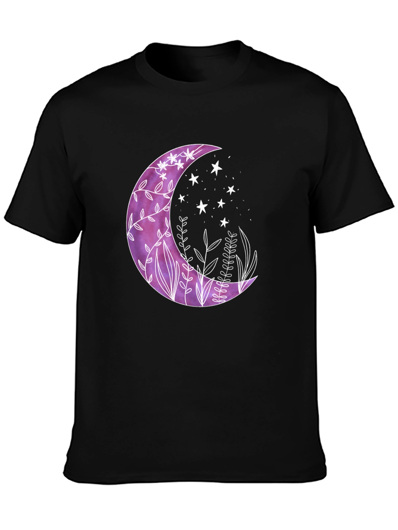 Purple Moon & Stars Graphic Tee