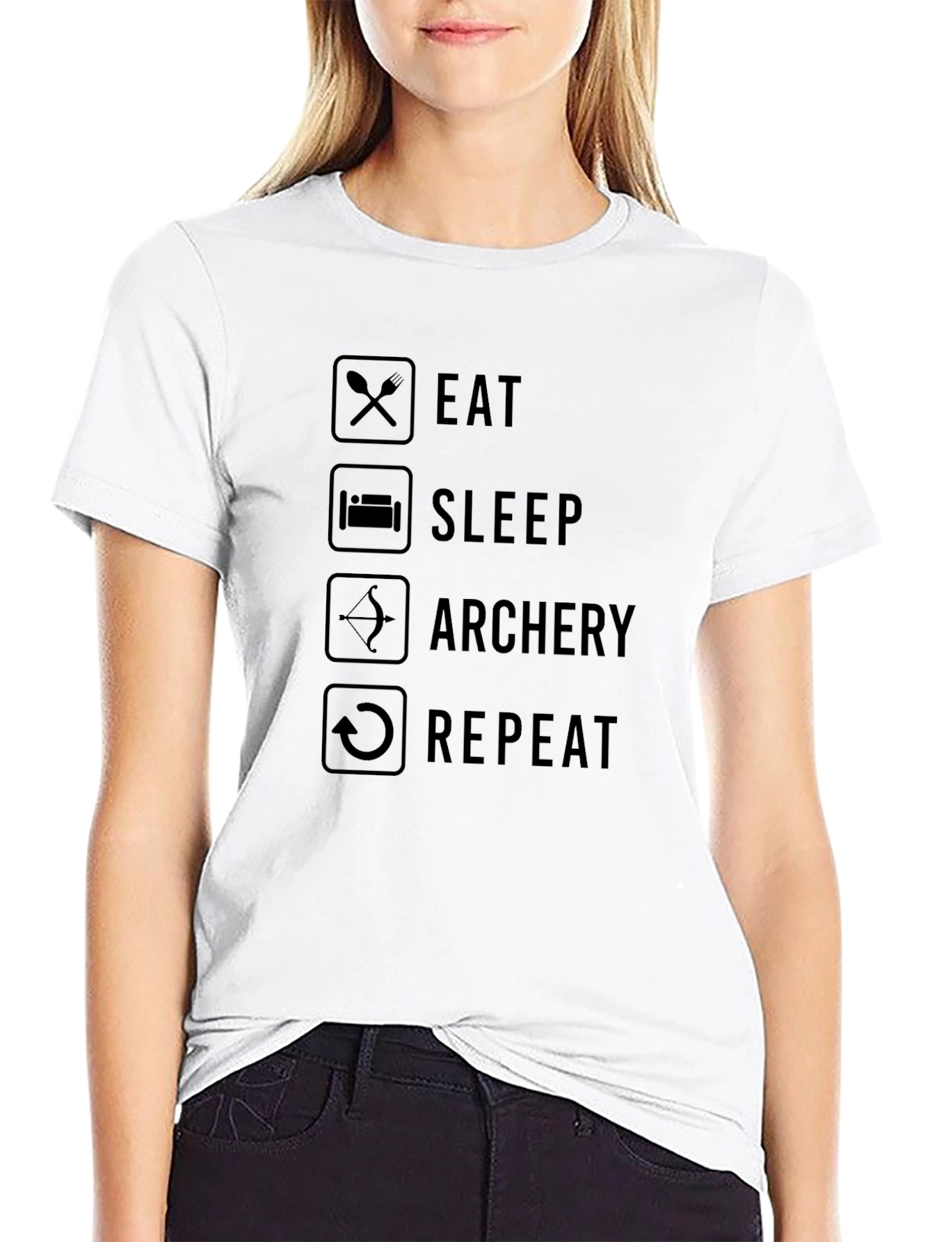Eat Sleep Archery Repeat T-Shirt