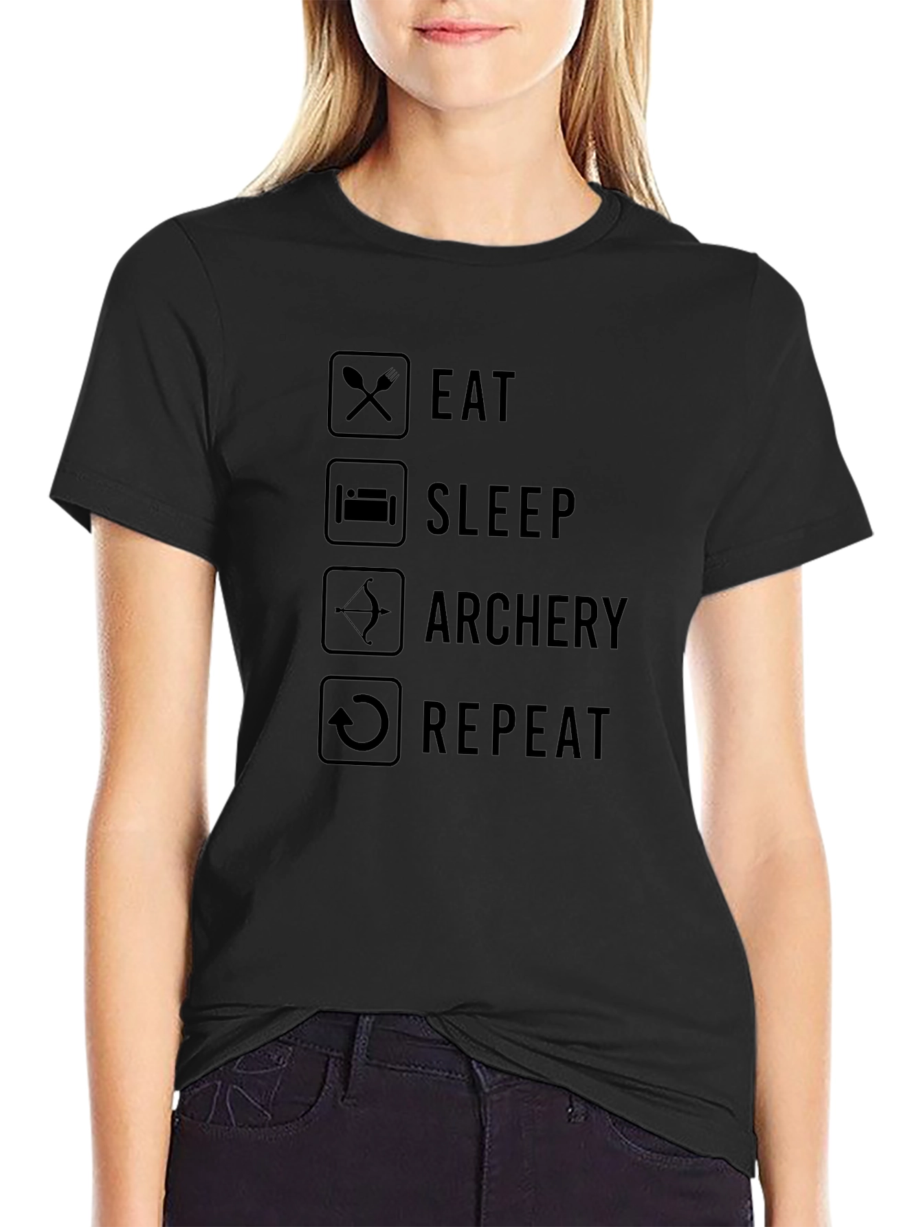 Eat Sleep Archery Repeat T-Shirt