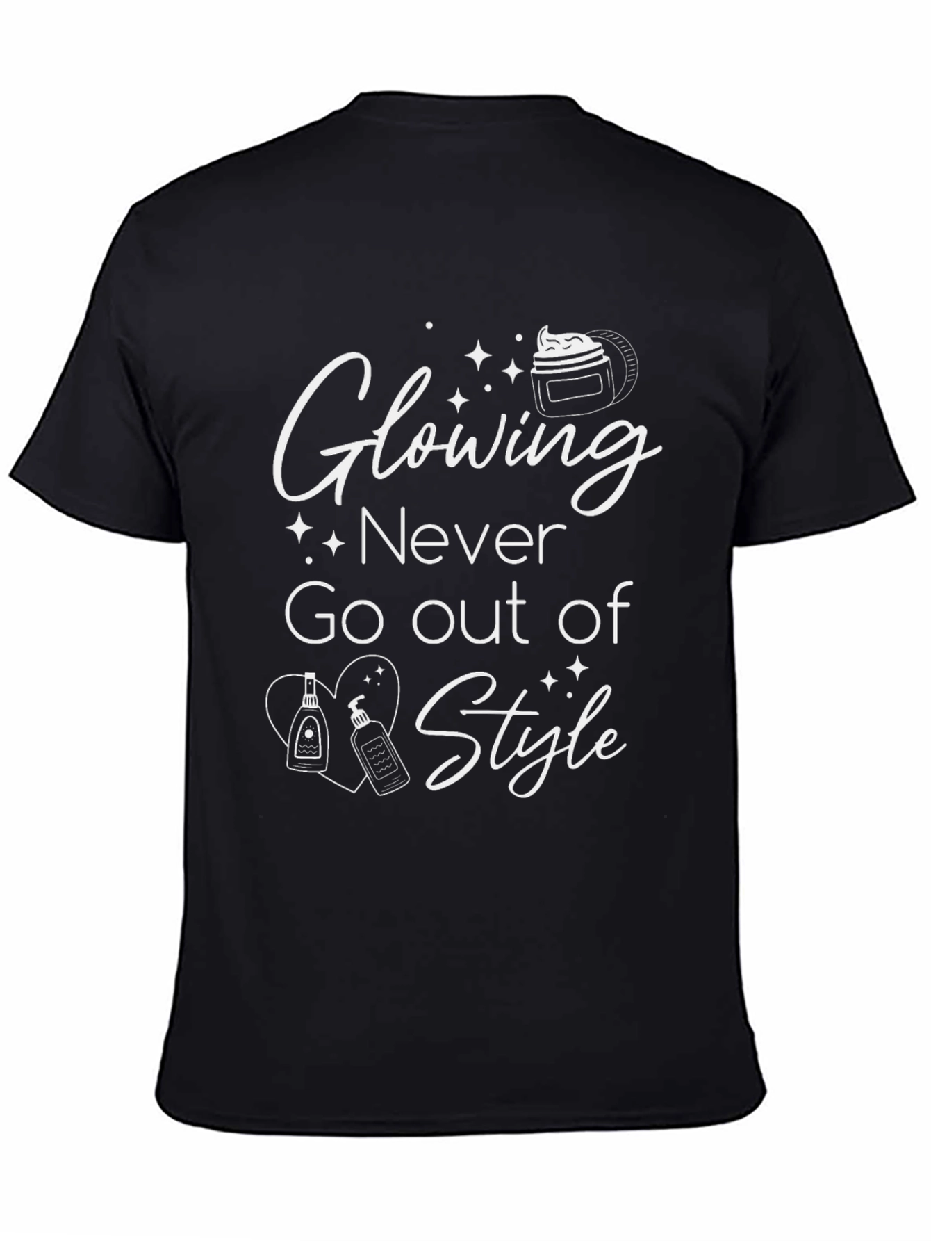 Glowing Never Go Out of Style Black T-Shirt