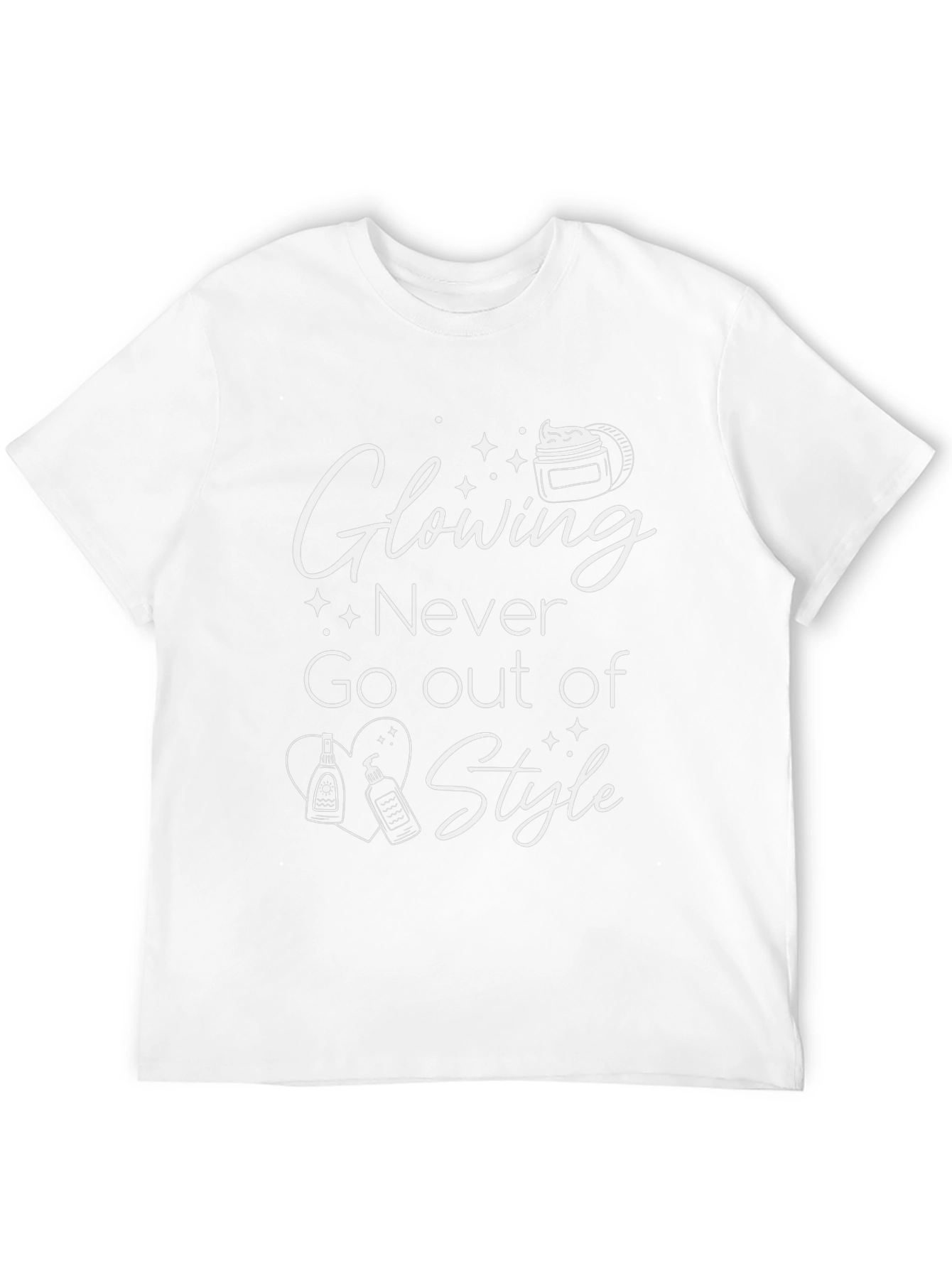 Glowing Never Go Out of Style Black T-Shirt