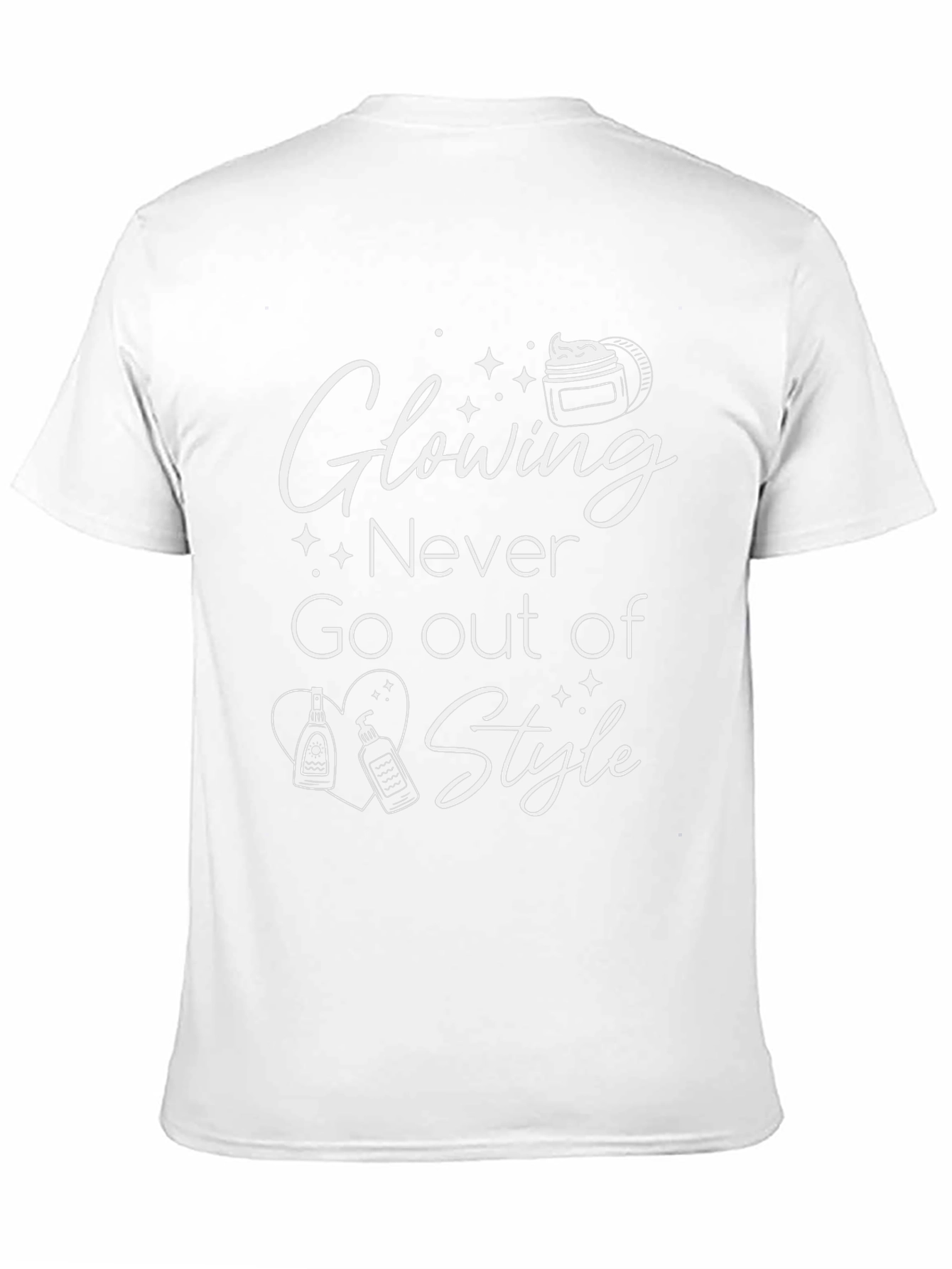 Glowing Never Go Out of Style Black T-Shirt