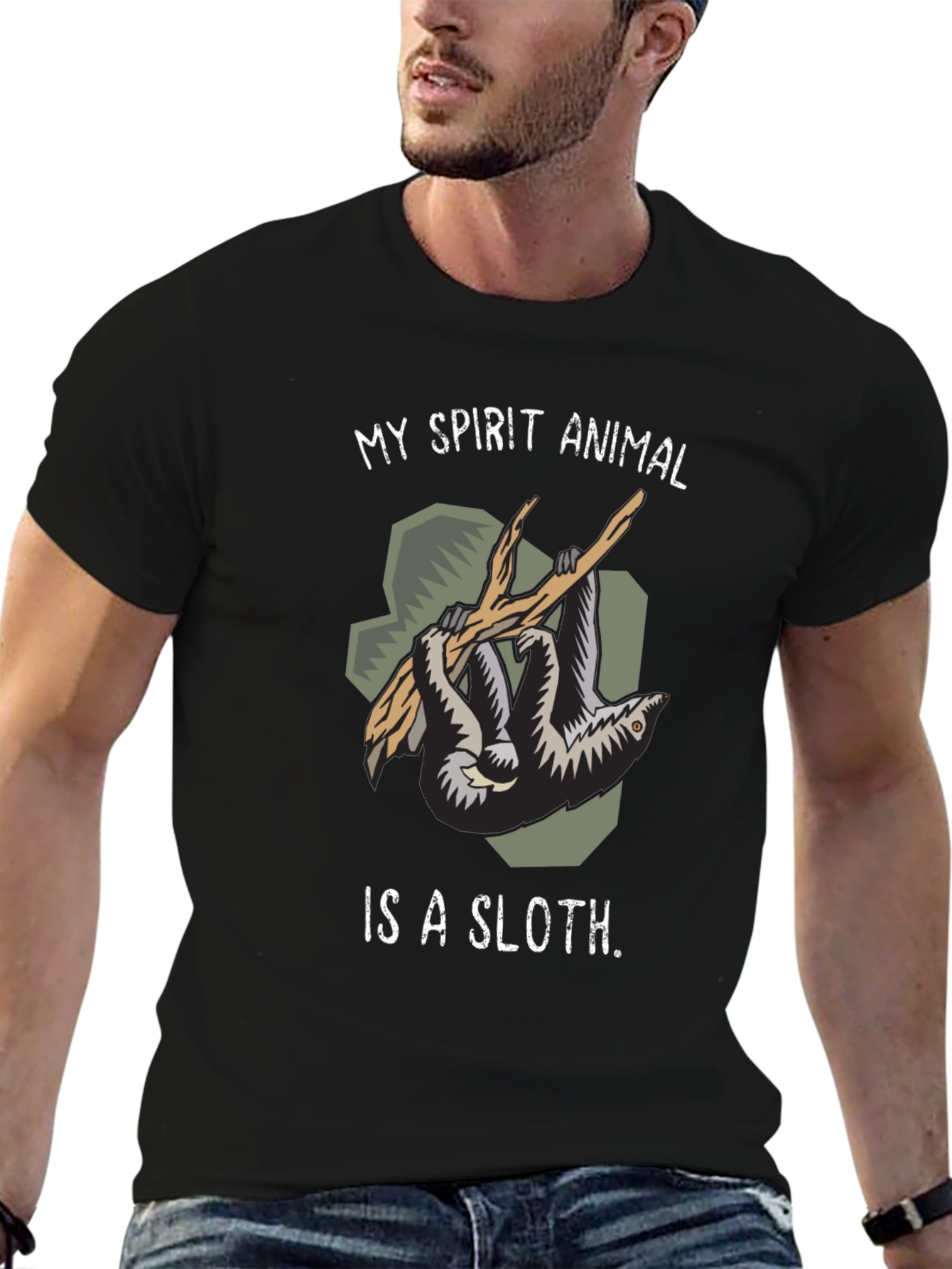 My Spirit Animal Sloth Graphic T-Shirt