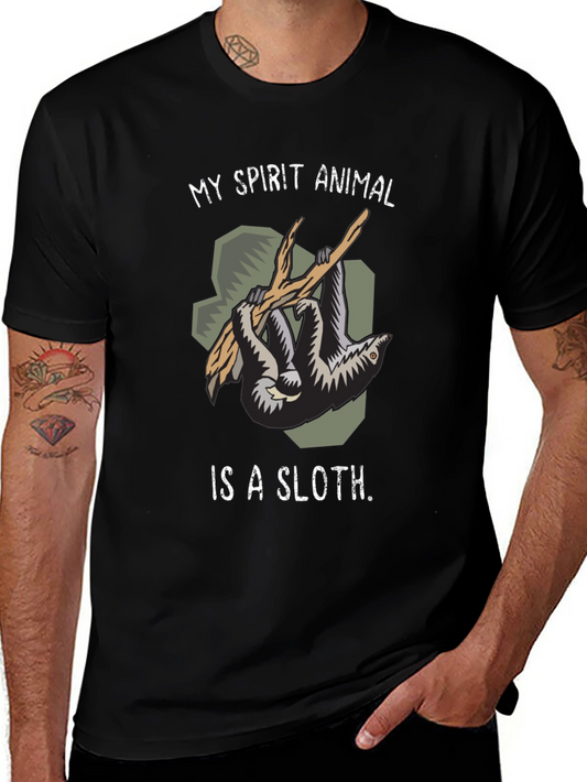 My Spirit Animal Sloth Graphic T-Shirt