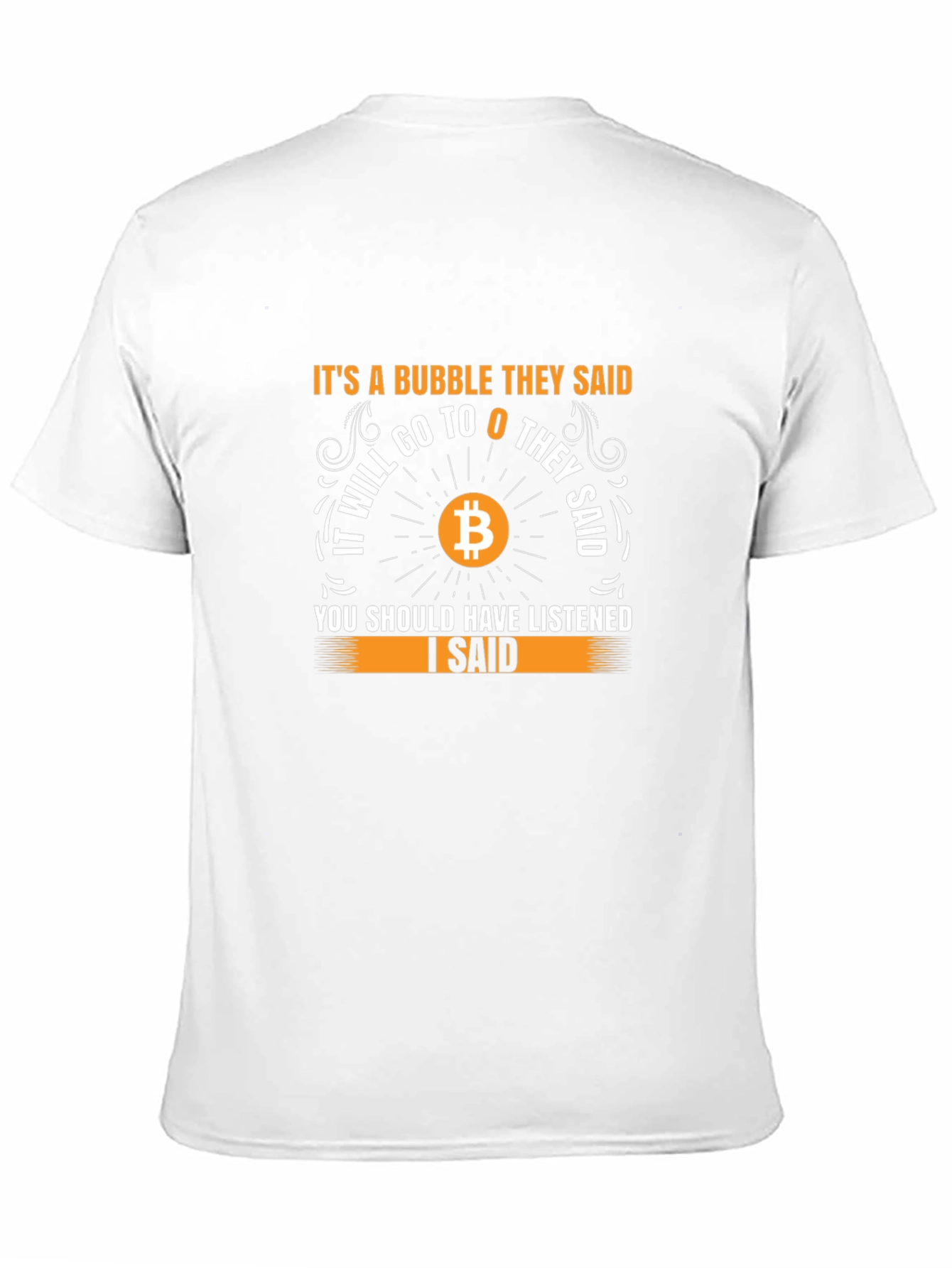 Bitcoin Bubble T-Shirt - Crypto Investor Tee