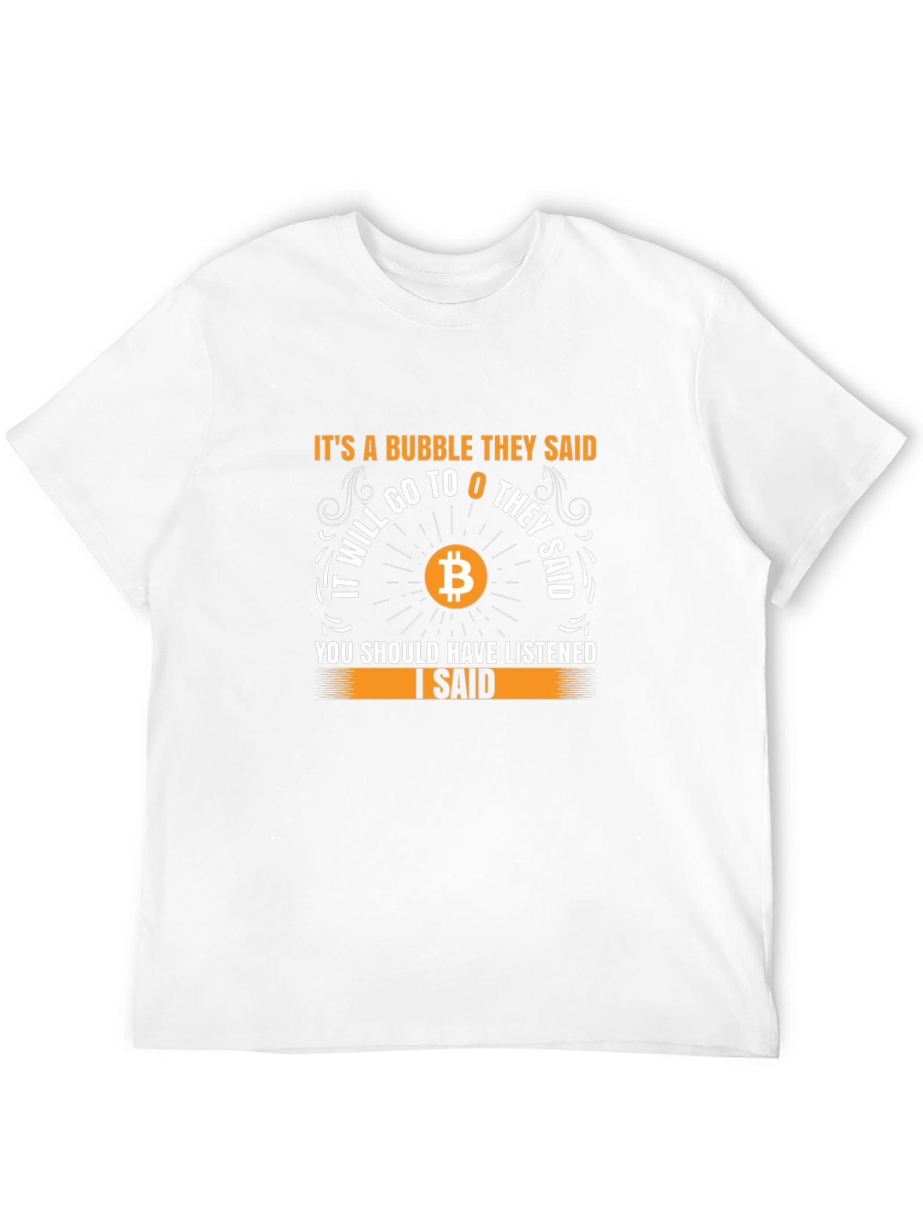 Bitcoin Bubble T-Shirt - Crypto Investor Tee