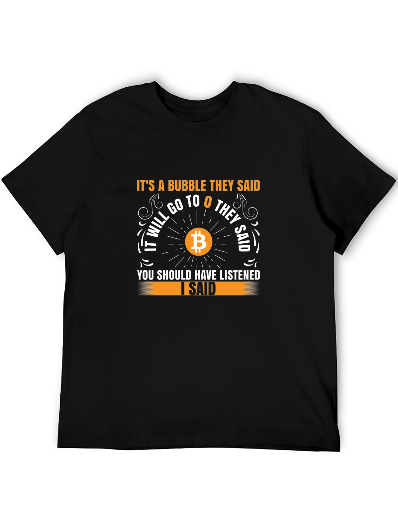 Bitcoin Bubble T-Shirt - Crypto Investor Tee