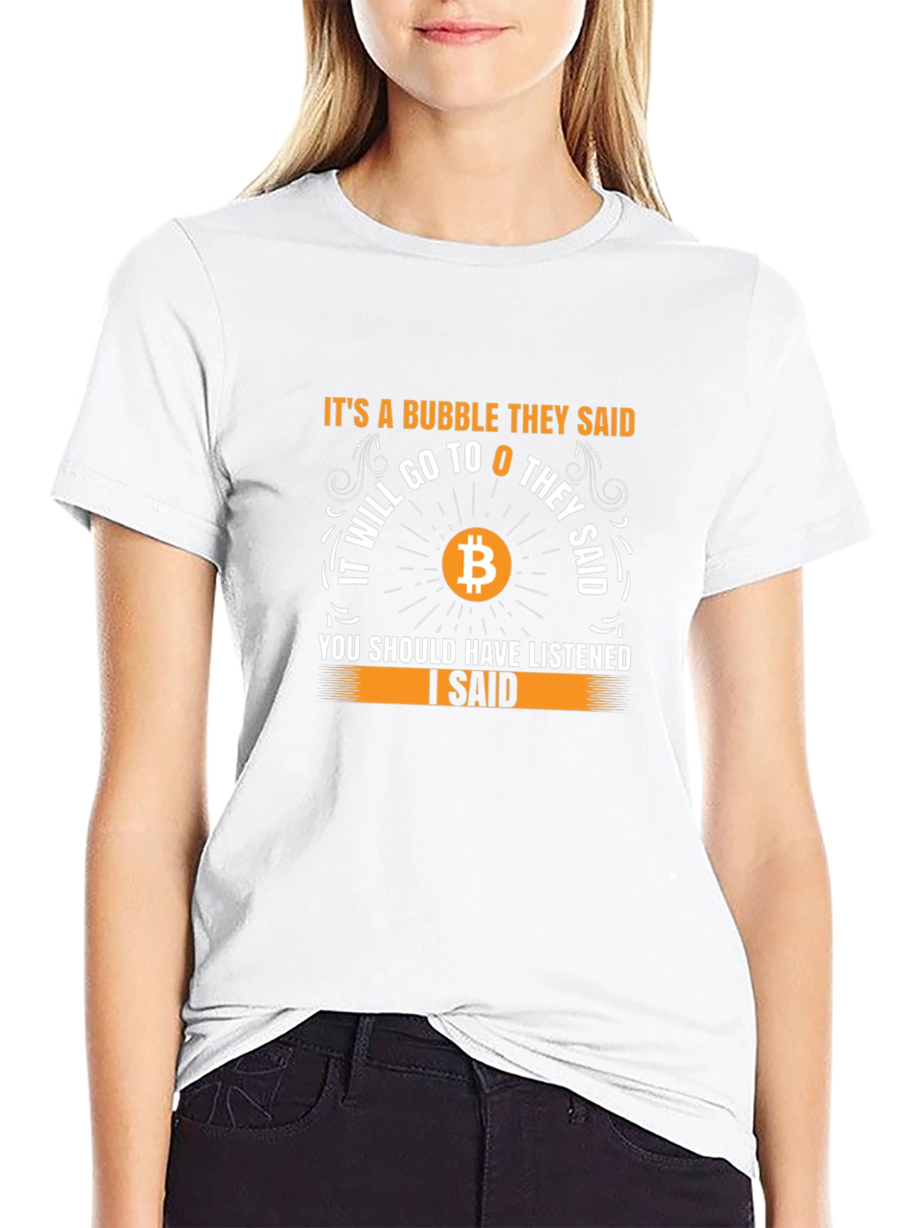 Bitcoin Bubble T-Shirt - Crypto Investor Tee