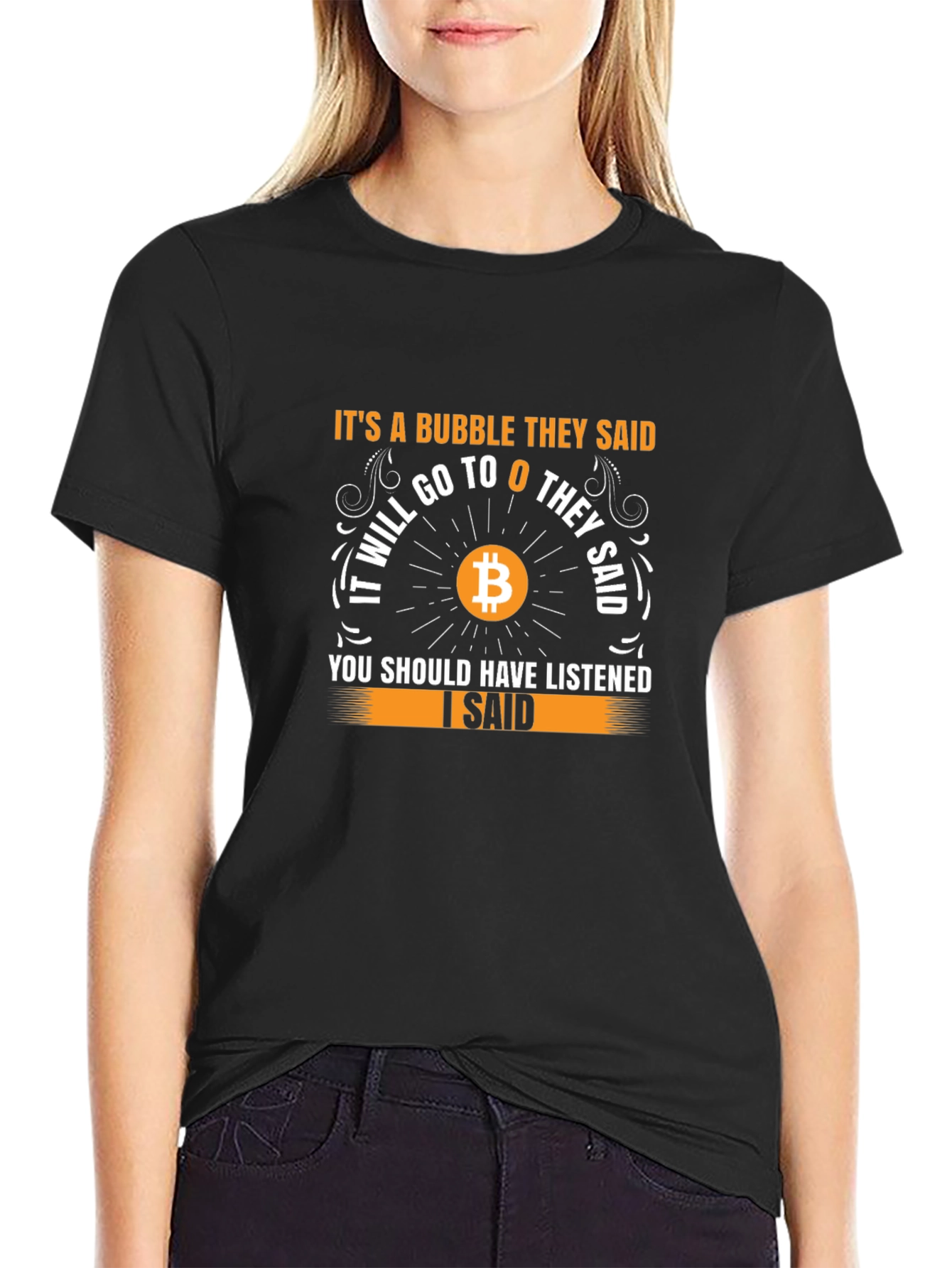 Bitcoin Bubble T-Shirt - Crypto Investor Tee