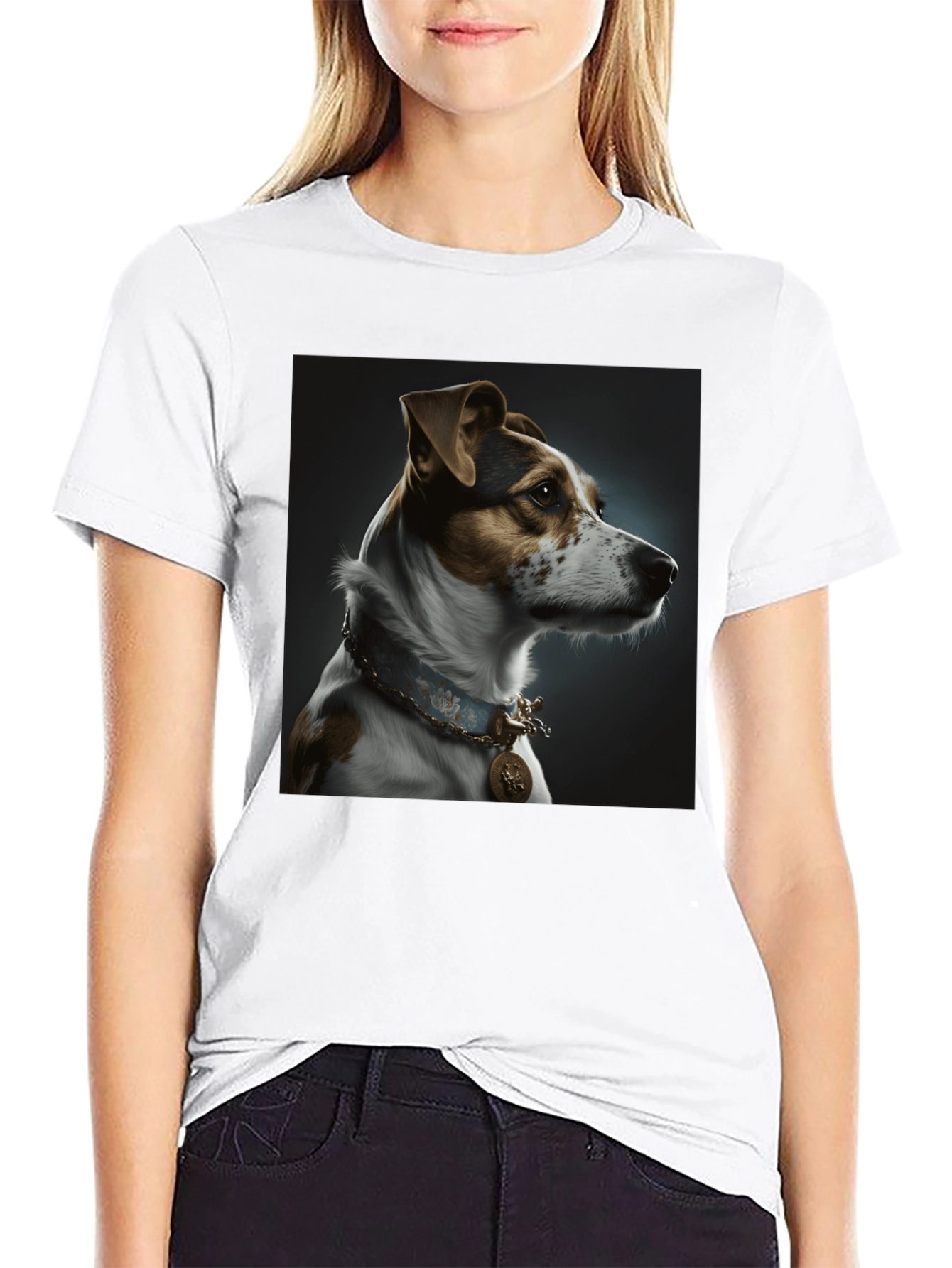 Dog Portrait T-Shirt - Regal Pet Design