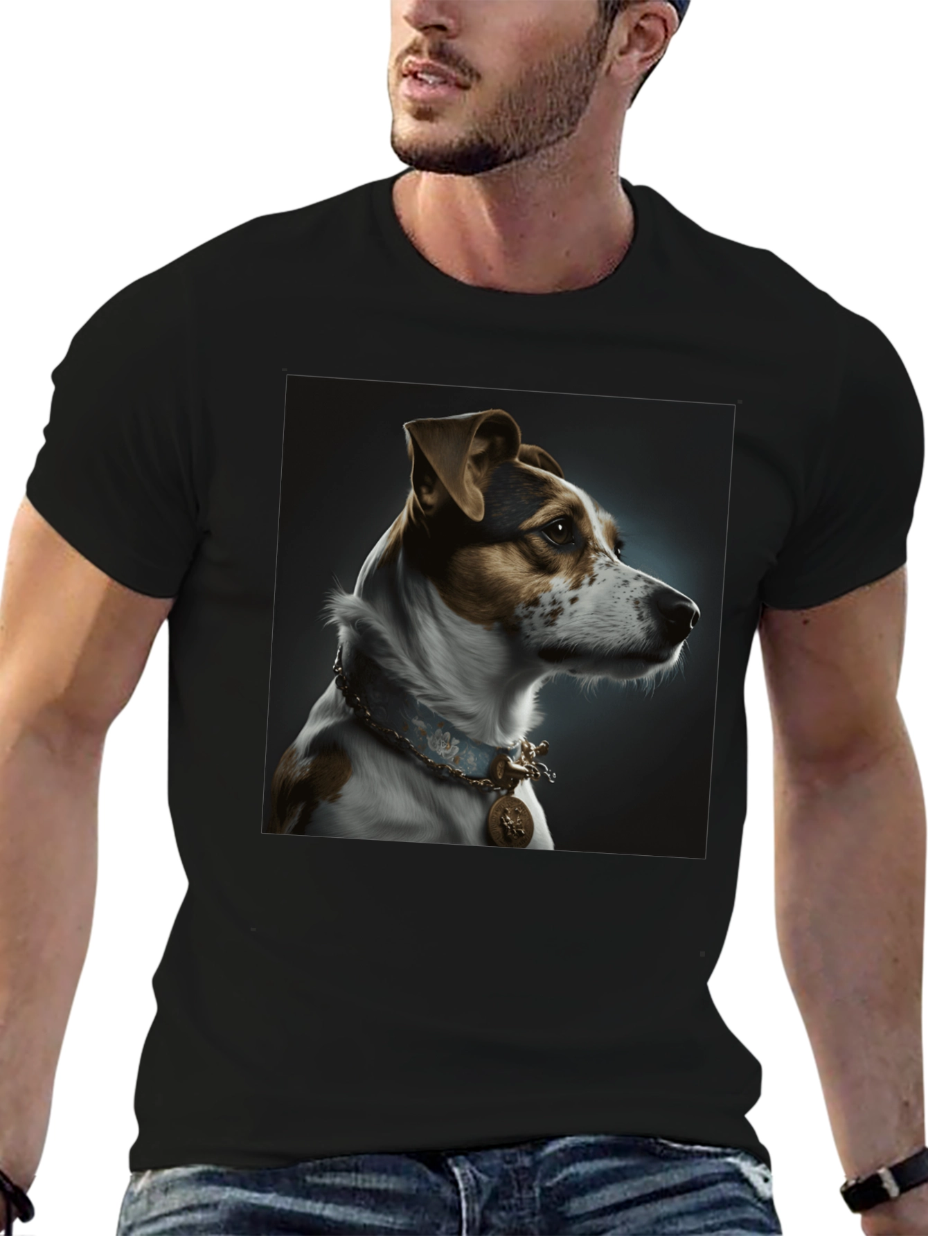 Dog Portrait T-Shirt - Regal Pet Design