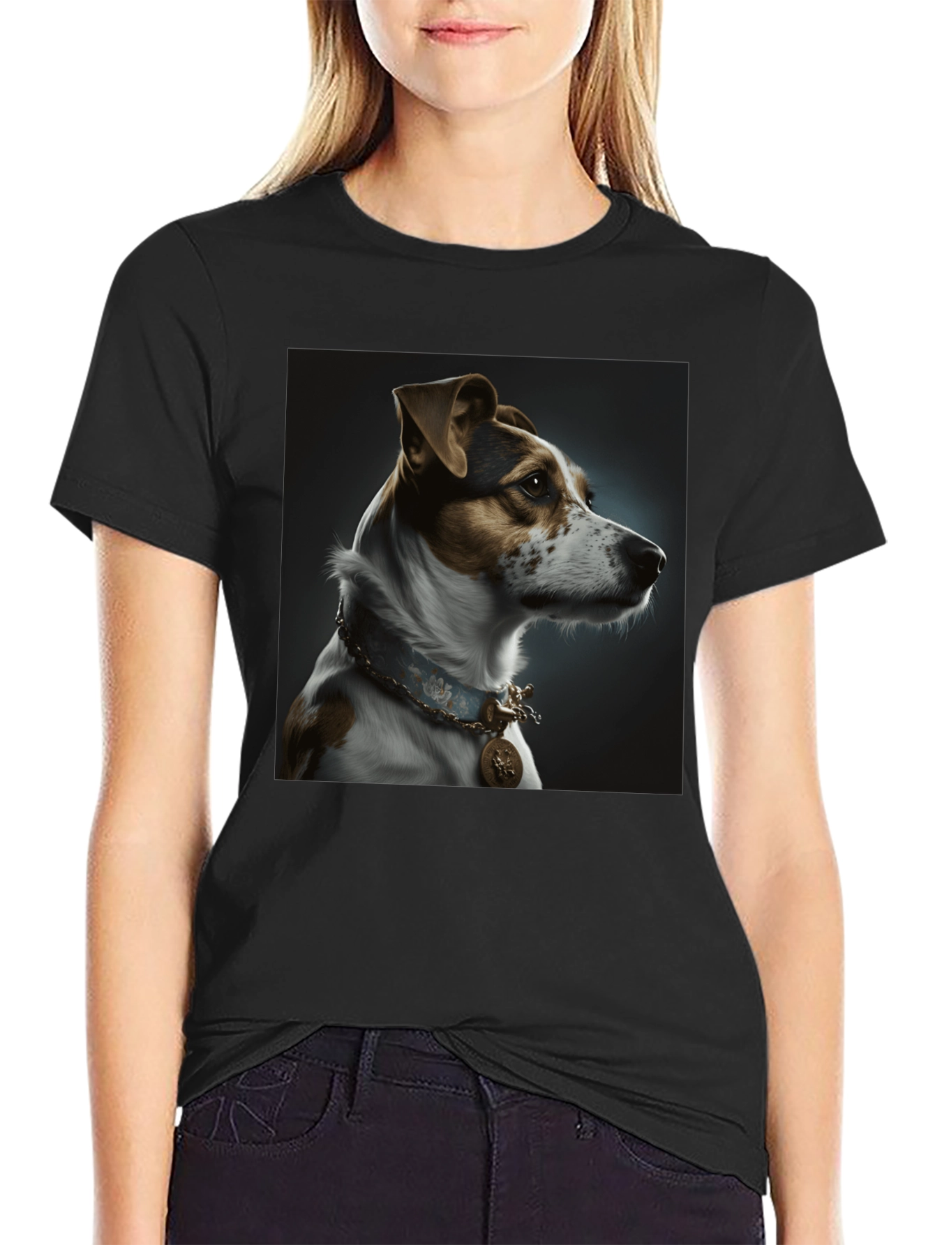 Dog Portrait T-Shirt - Regal Pet Design