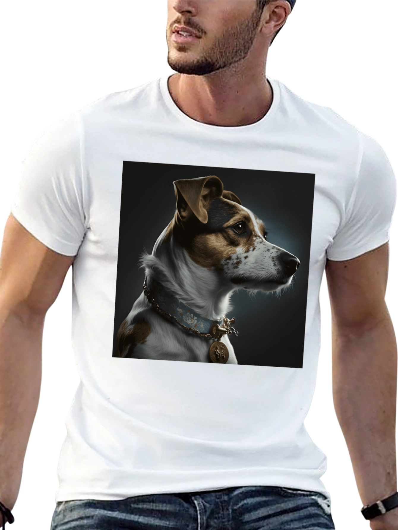 Dog Portrait T-Shirt - Regal Pet Design