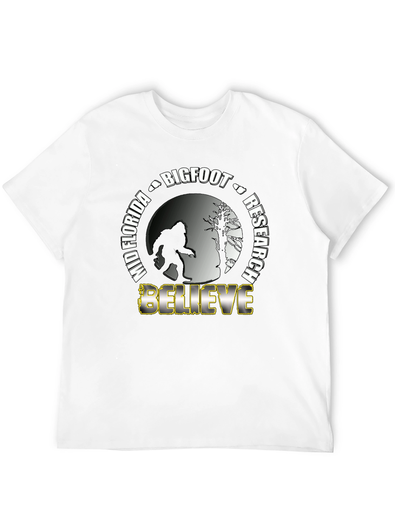 Mid Florida Bigfoot Research Believe T-Shirt