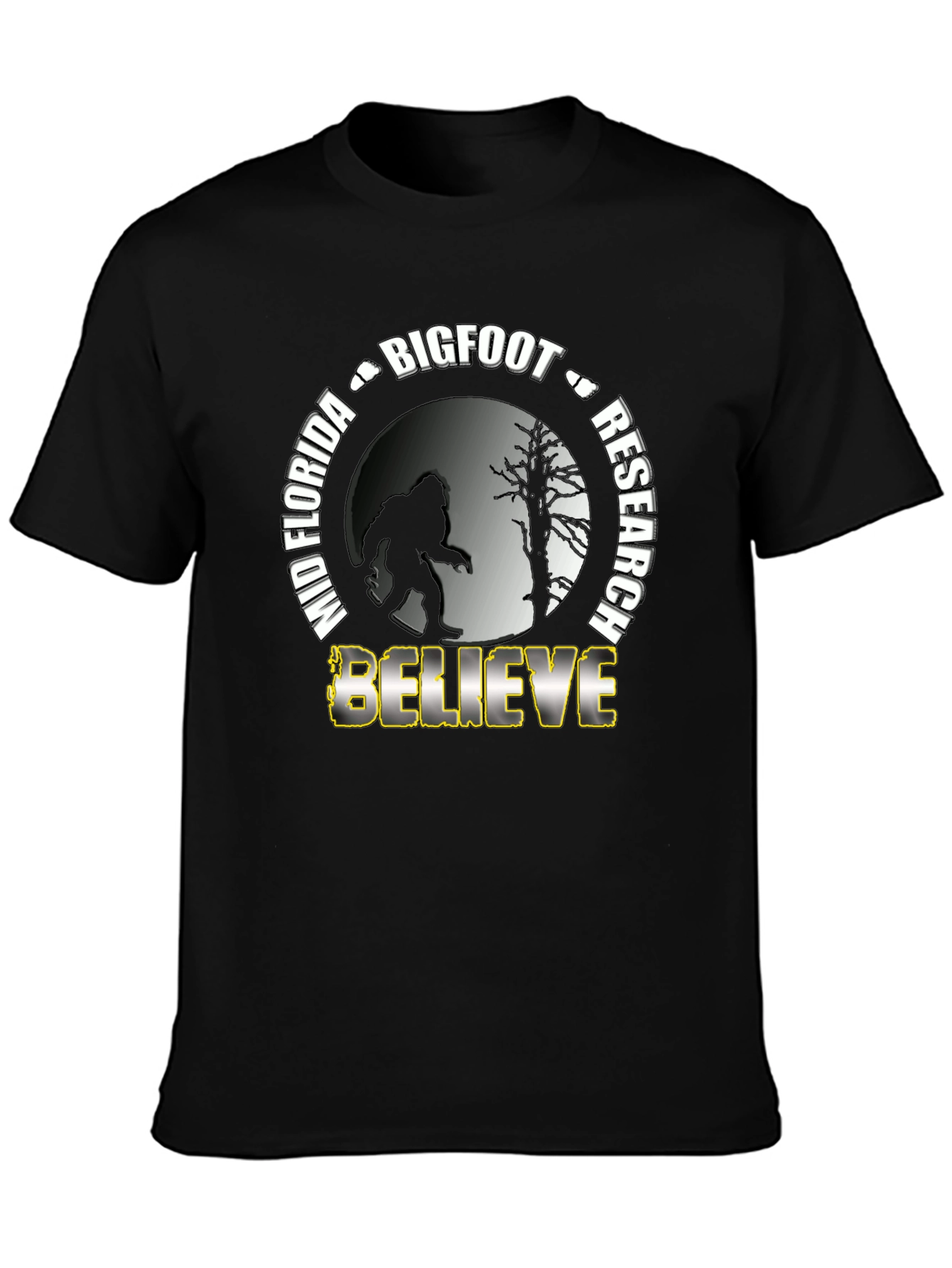 Mid Florida Bigfoot Research Believe T-Shirt