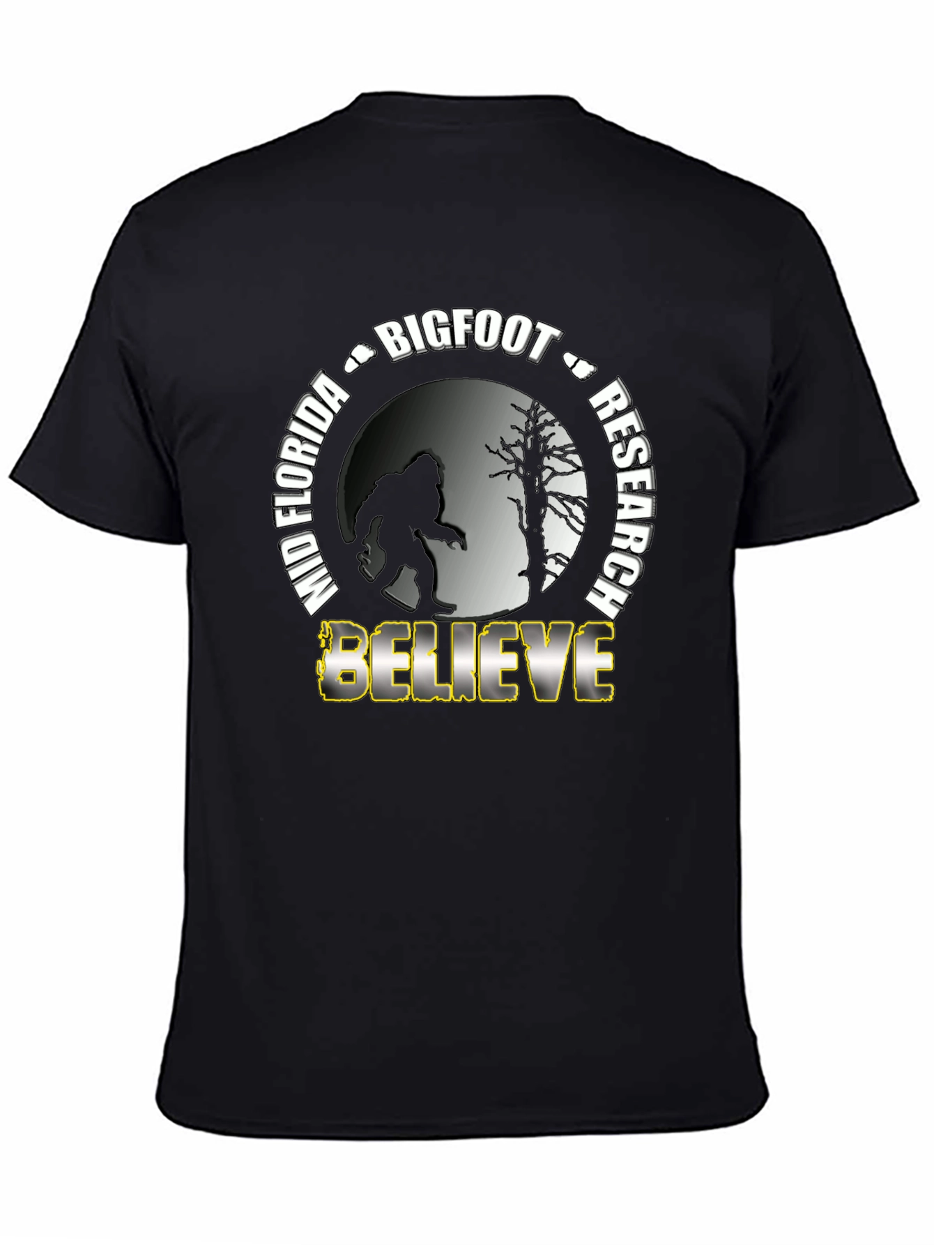 Mid Florida Bigfoot Research Believe T-Shirt