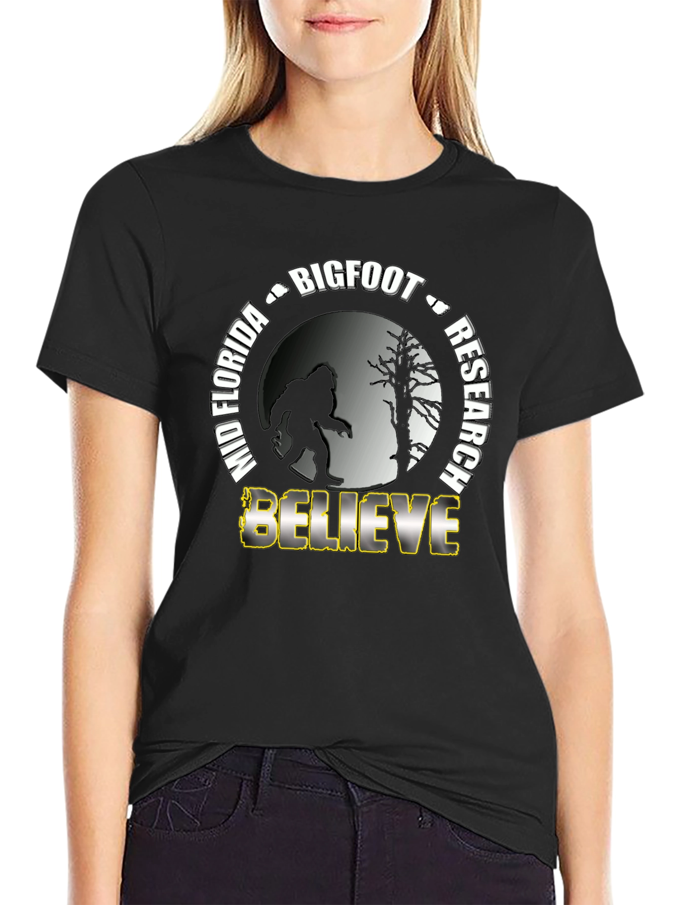 Mid Florida Bigfoot Research Believe T-Shirt