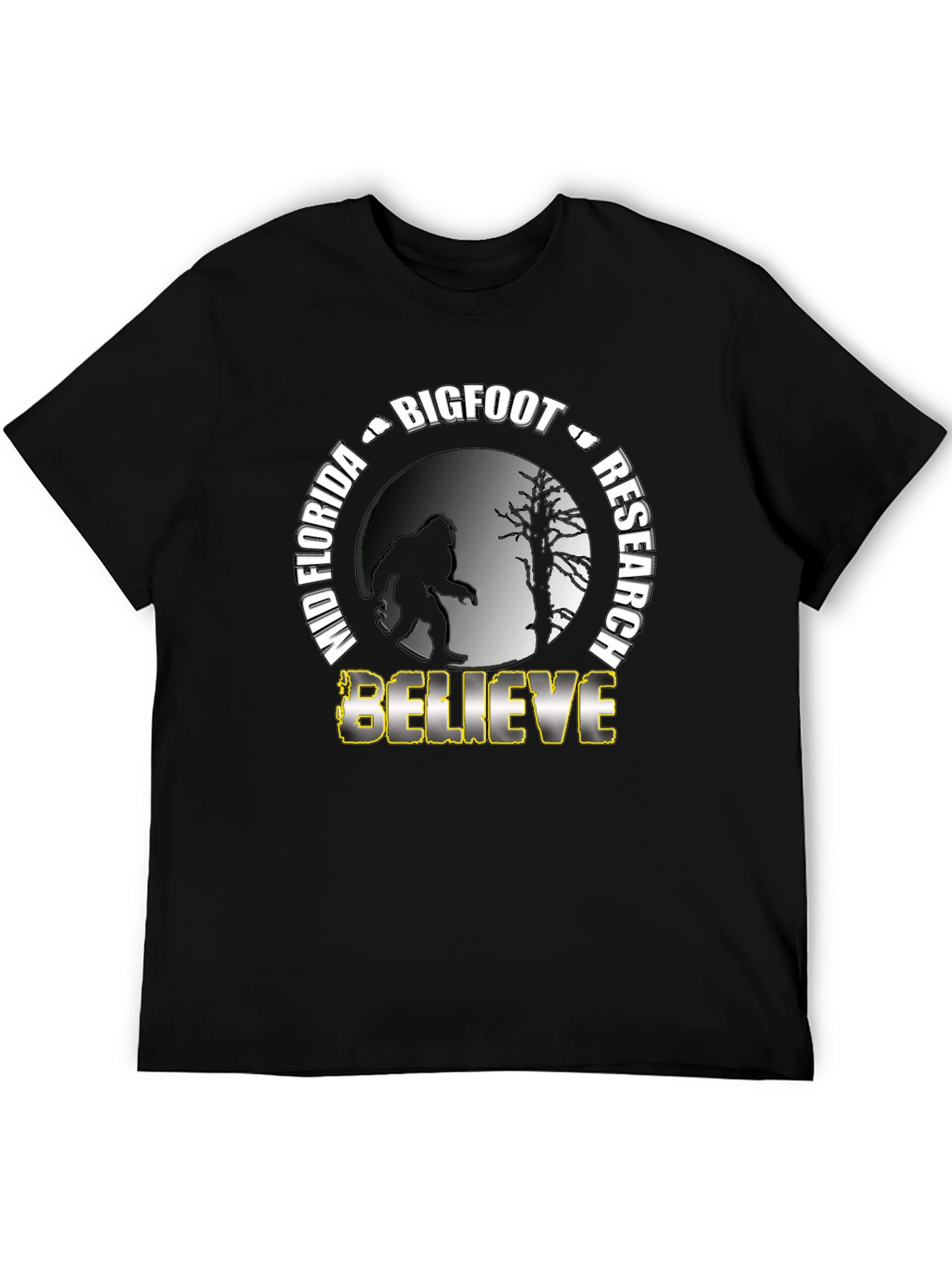 Mid Florida Bigfoot Research Believe T-Shirt