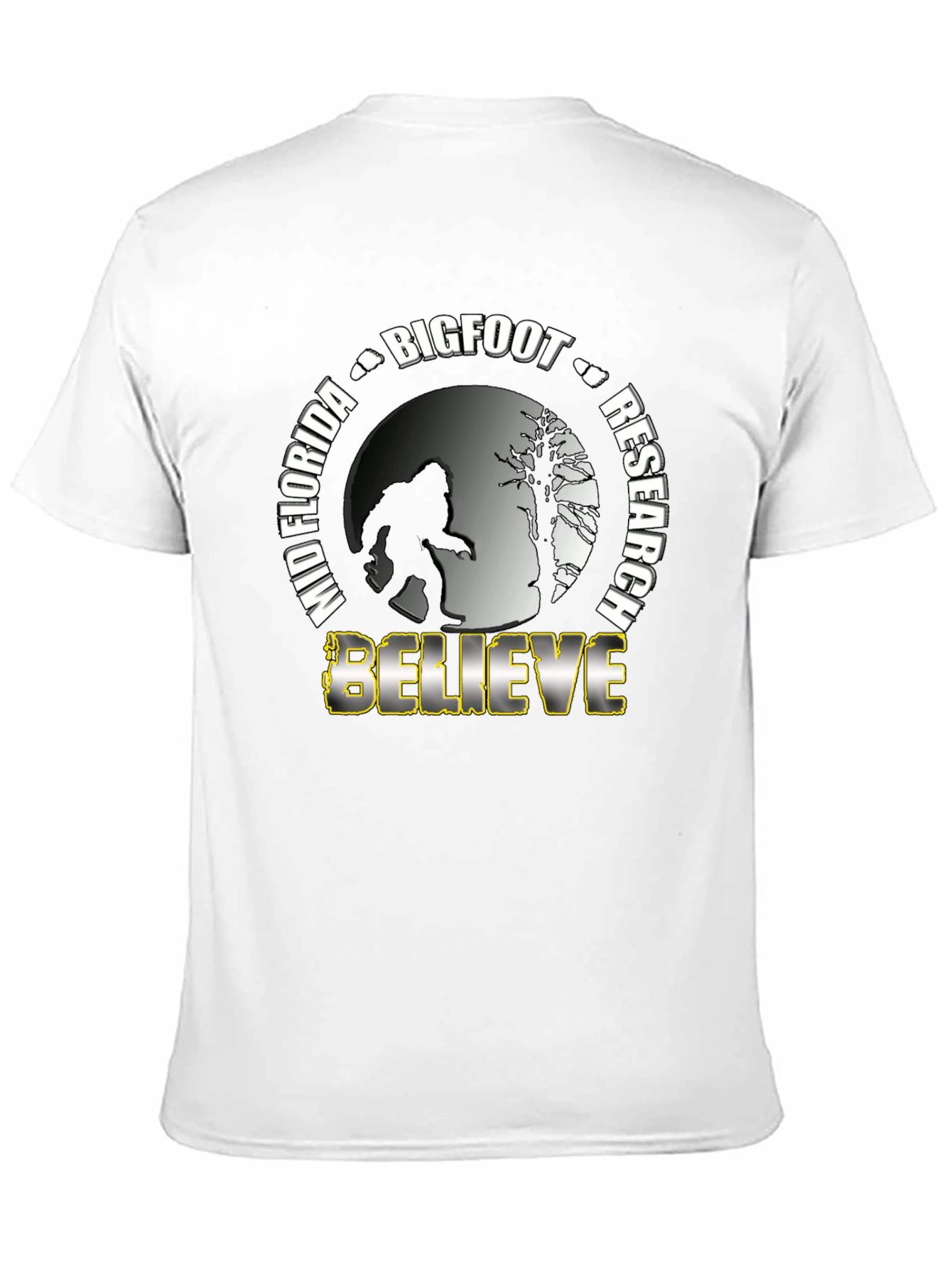 Mid Florida Bigfoot Research Believe T-Shirt
