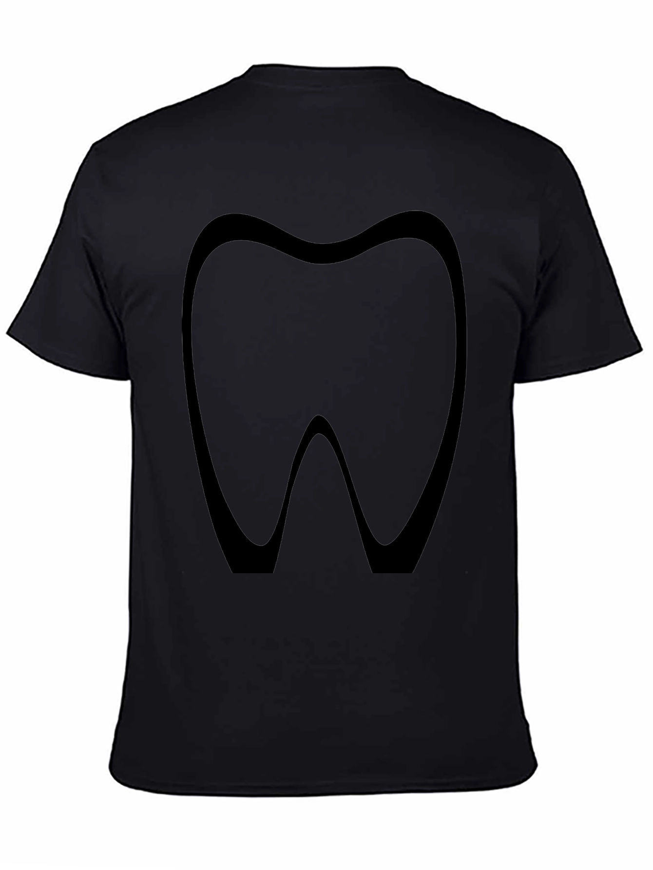 Dental Health Tee - Tooth Silhouette T-Shirt