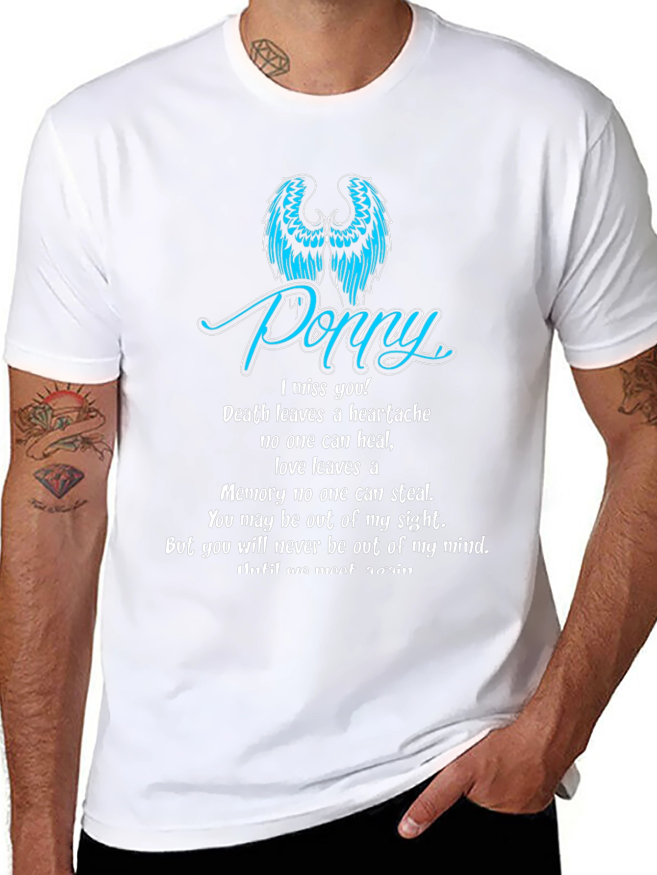 Memorial T-Shirt: Poppy I Miss You