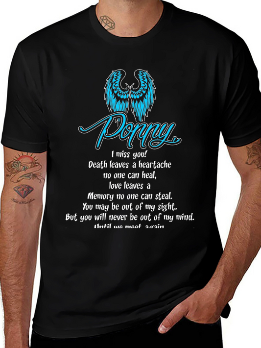 Memorial T-Shirt: Poppy I Miss You