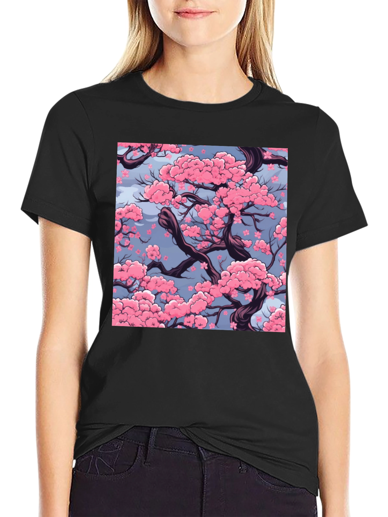 Cherry Blossom Graphic Tee - Stylish Menswear