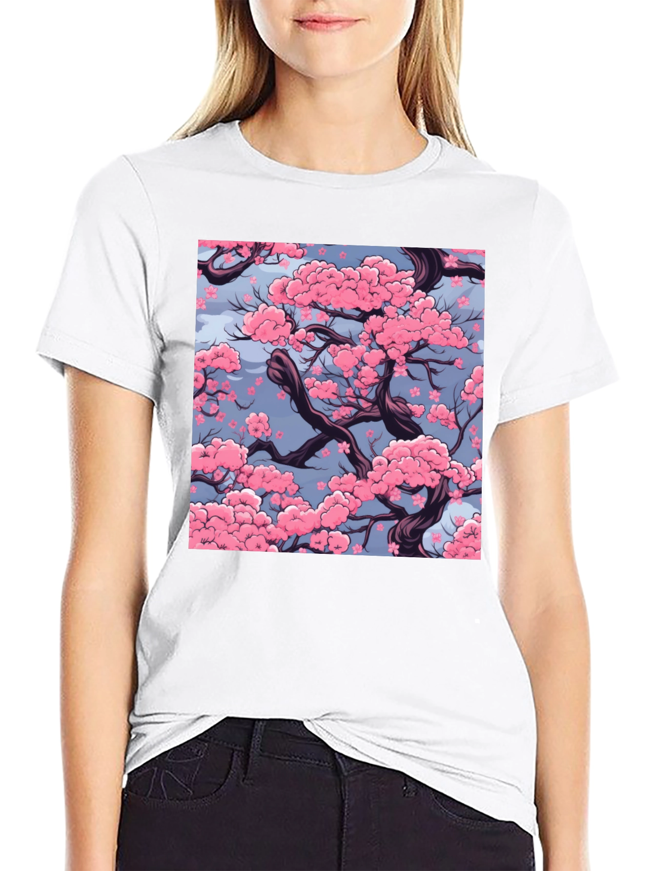 Cherry Blossom Graphic Tee - Stylish Menswear