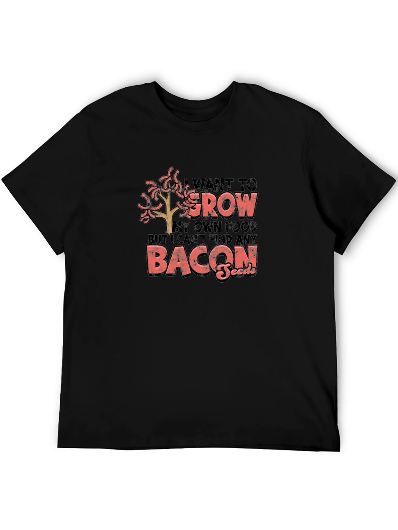 Funny Bacon Seeds Graphic Tee