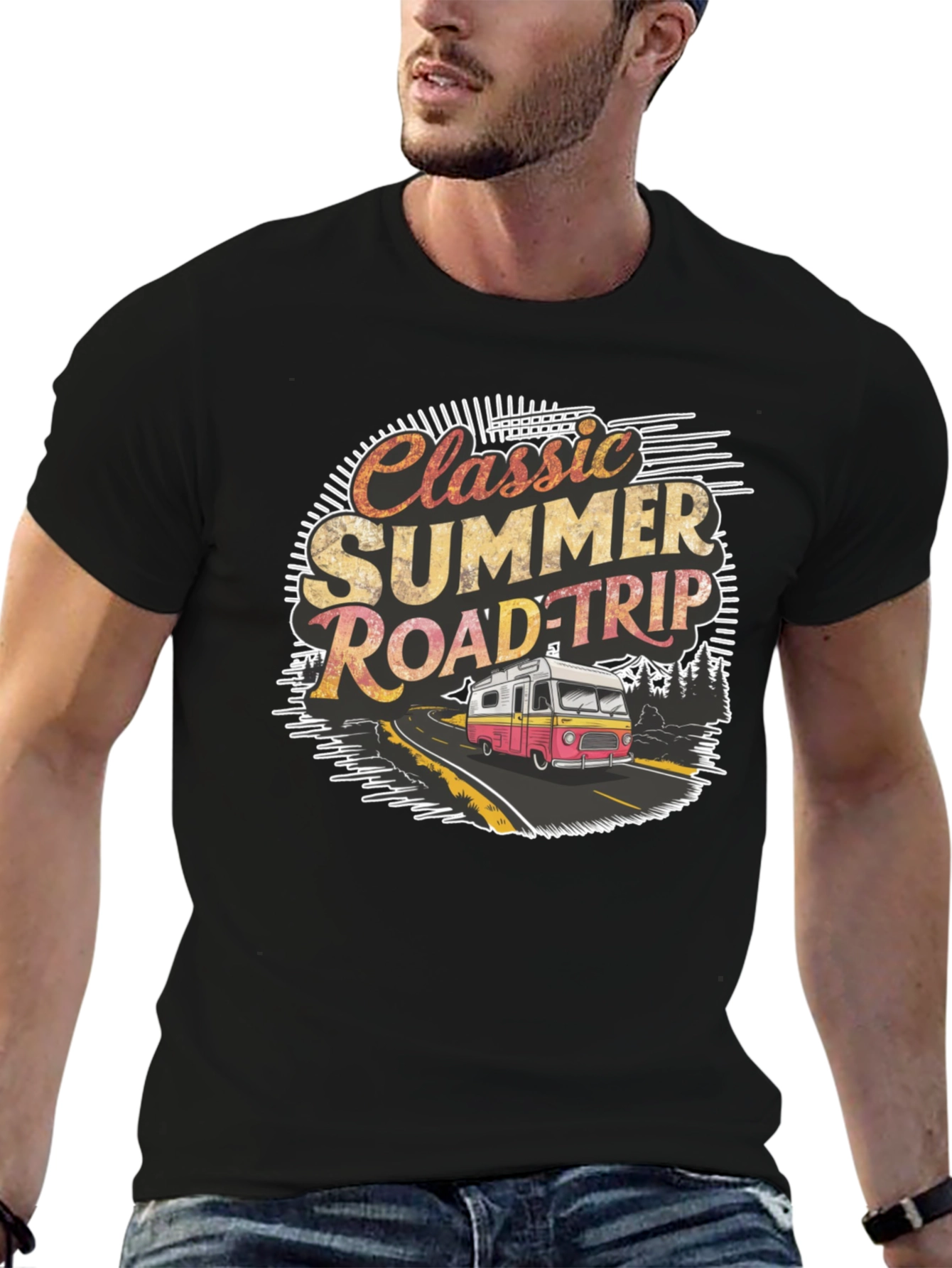 Classic Summer Road Trip Graphic Tee