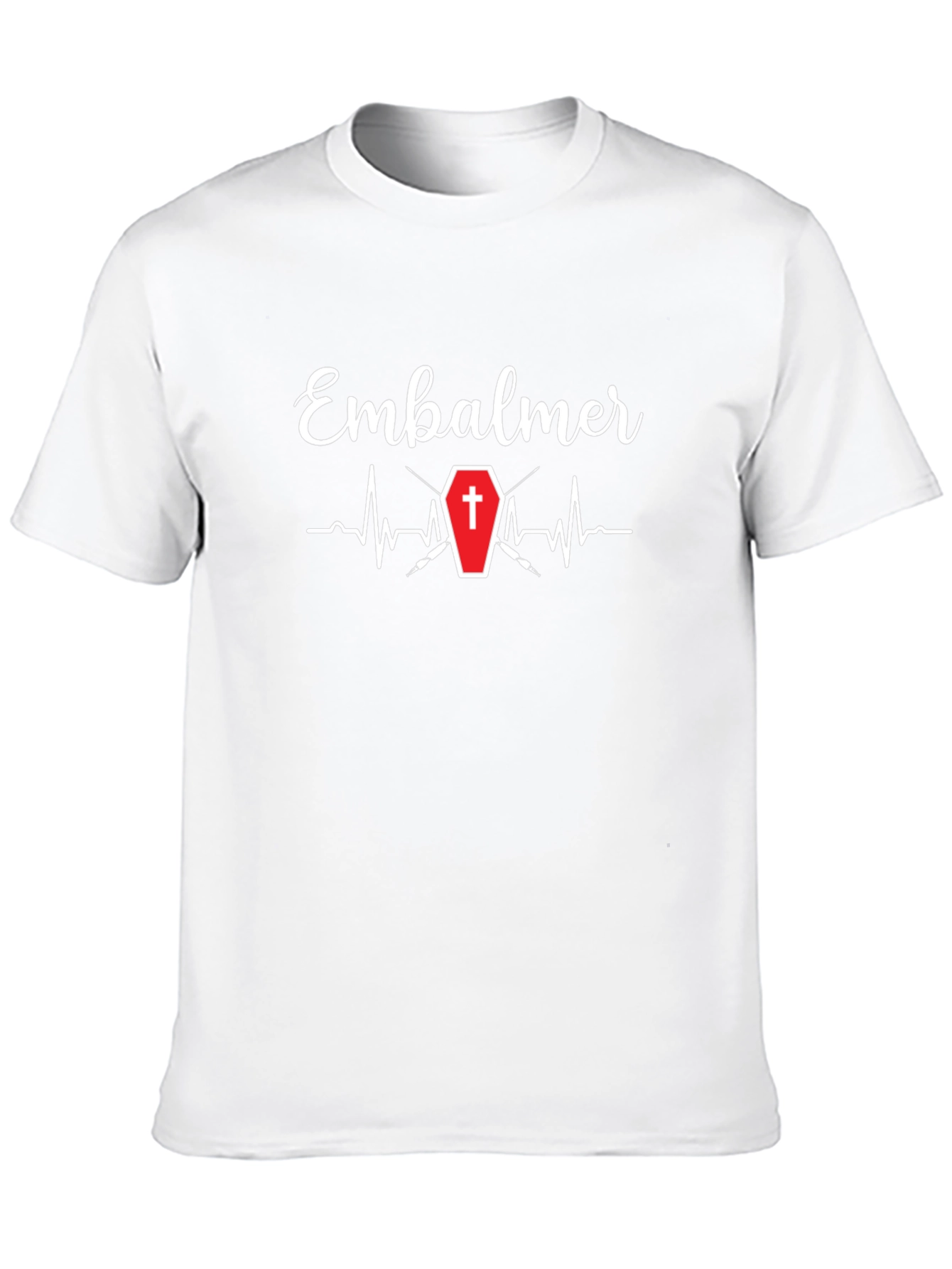 Embalmer Heartbeat Coffin T-Shirt