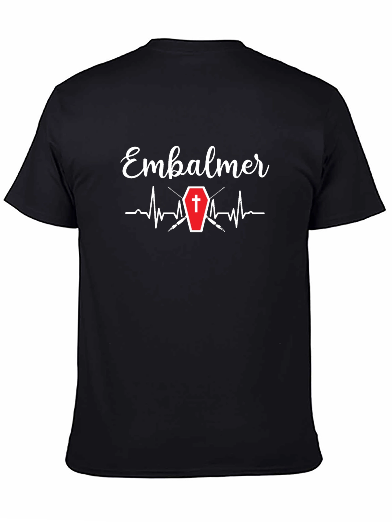 Embalmer Heartbeat Coffin T-Shirt