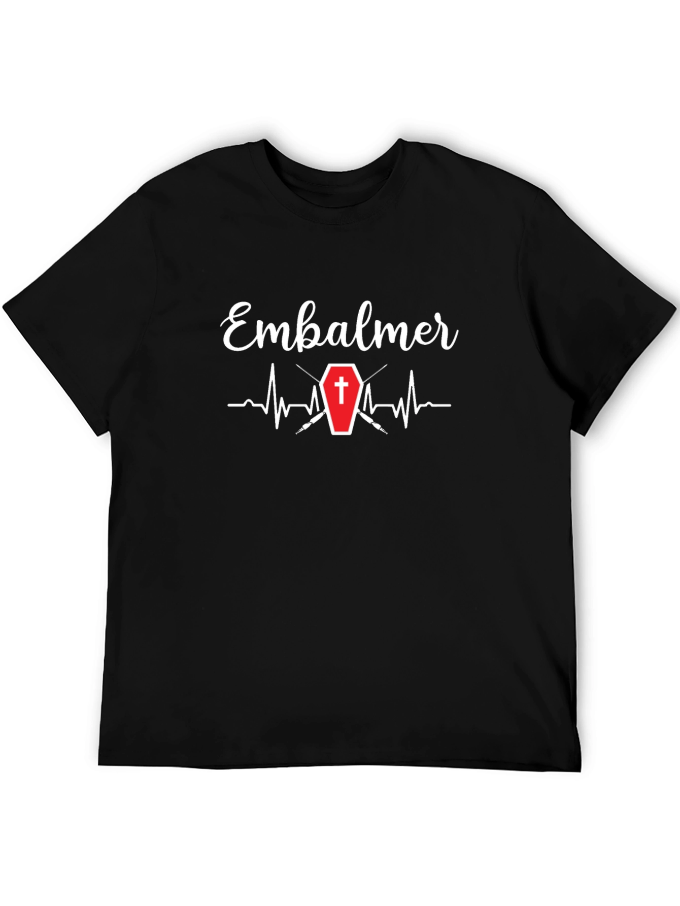Embalmer Heartbeat Coffin T-Shirt