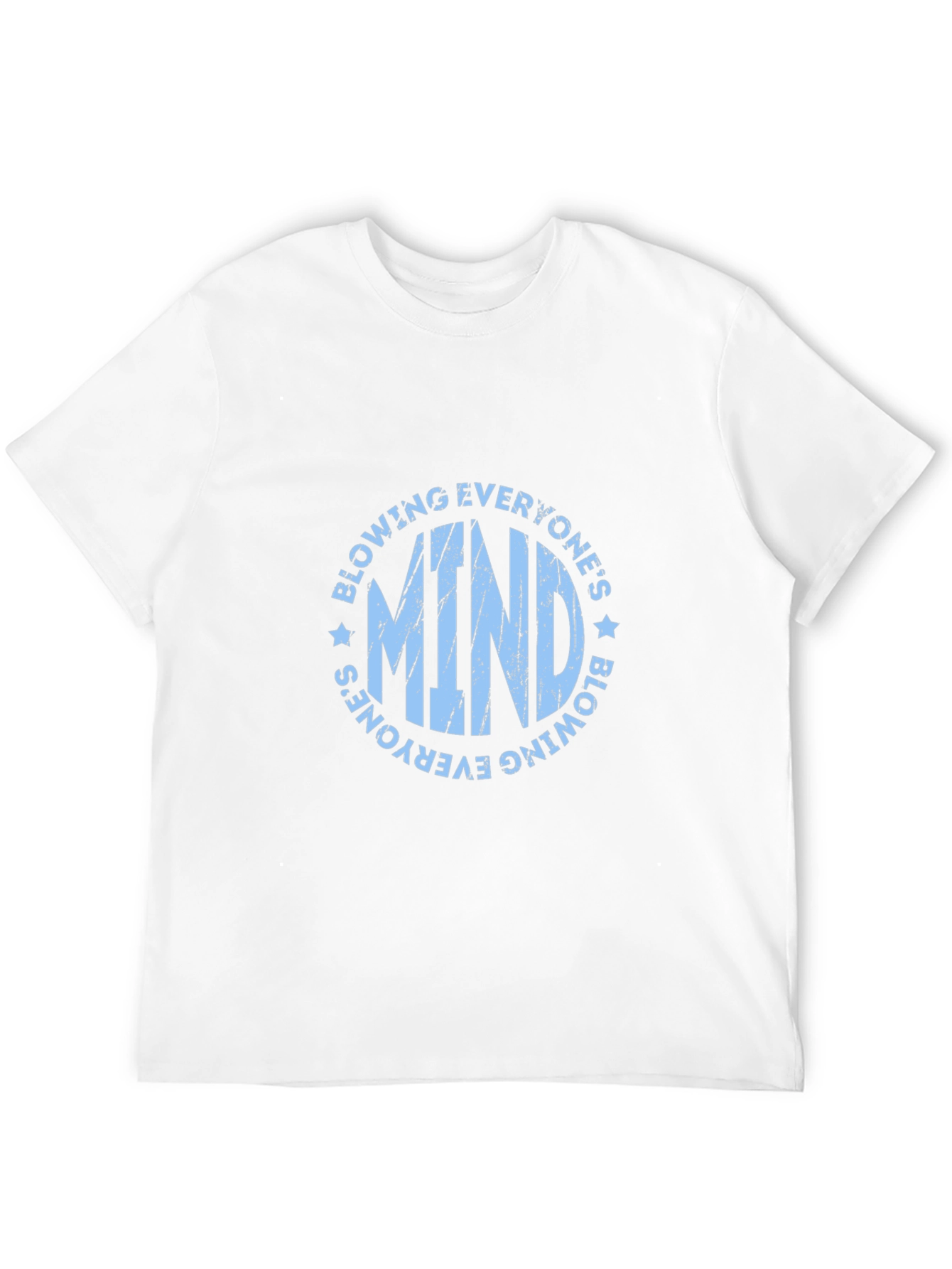 Mind Blowing Graphic Tee | Black Cotton T-Shirt