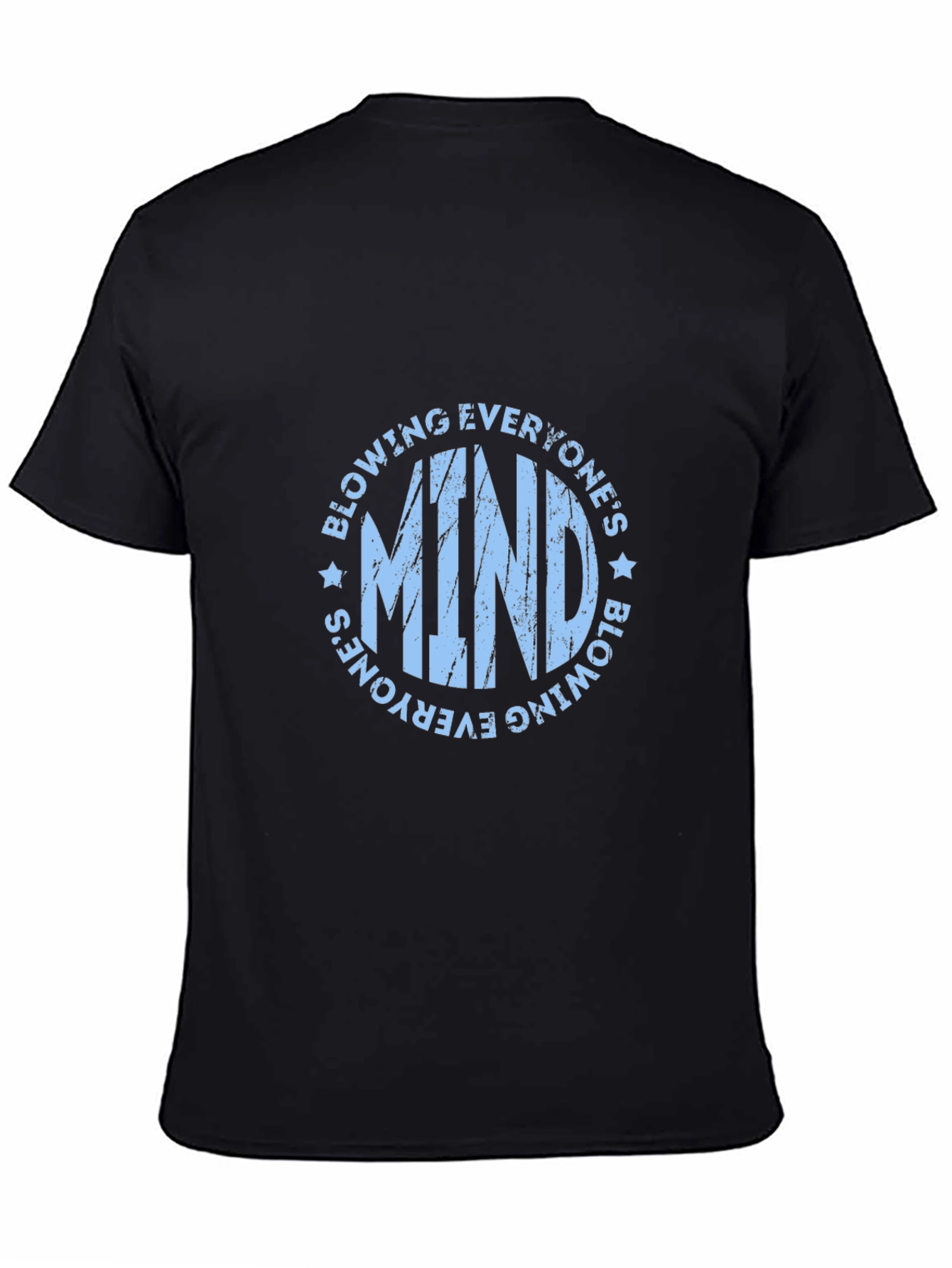 Mind Blowing Graphic Tee | Black Cotton T-Shirt