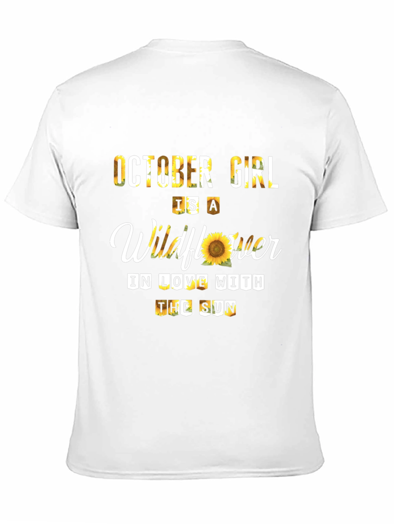 October Girl Wildflower Graphic Tee - Trendy Fall Fashion