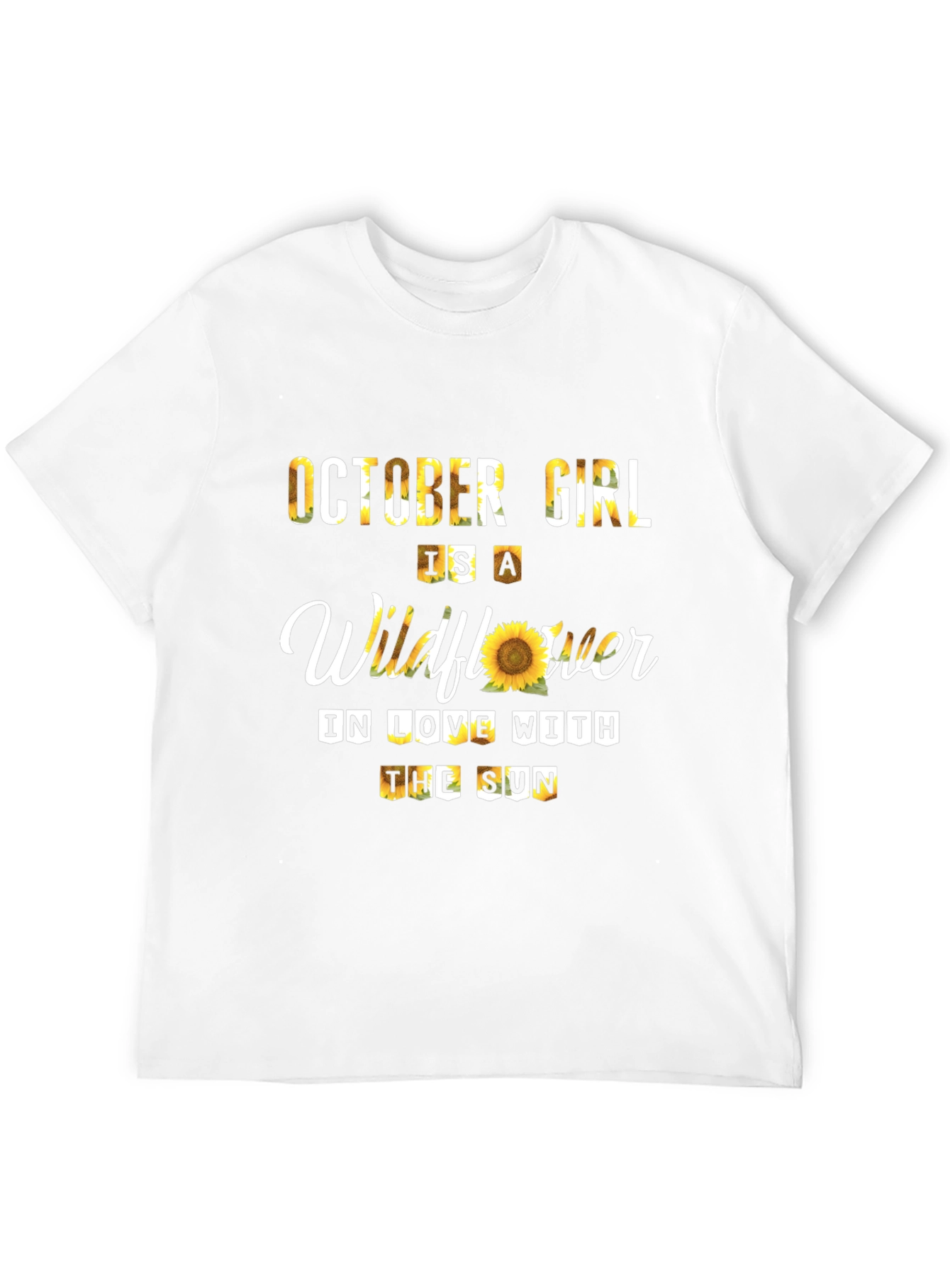 October Girl Wildflower Graphic Tee - Trendy Fall Fashion