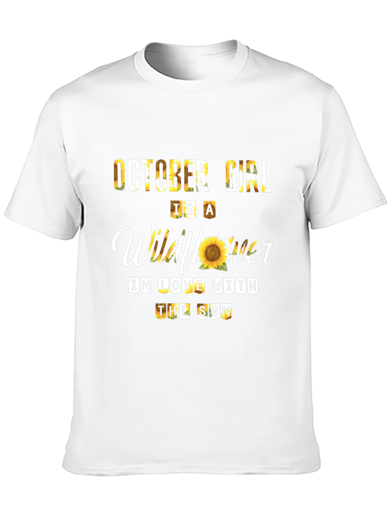 October Girl Wildflower Graphic Tee - Trendy Fall Fashion