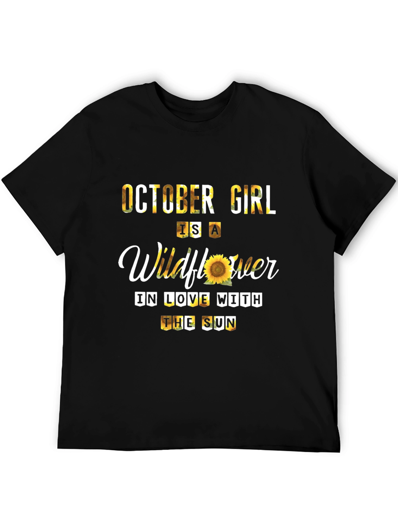 October Girl Wildflower Graphic Tee - Trendy Fall Fashion