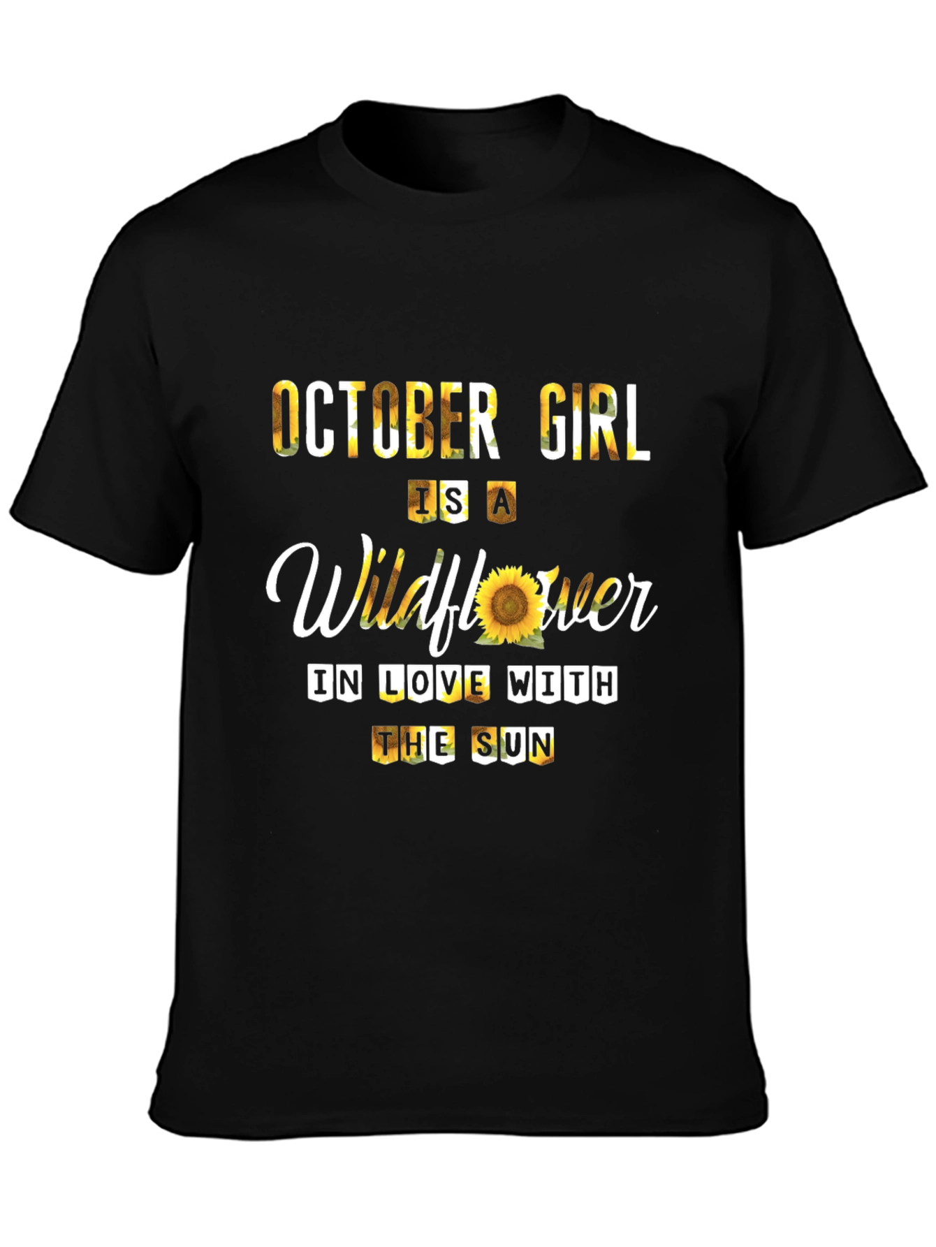 October Girl Wildflower Graphic Tee - Trendy Fall Fashion