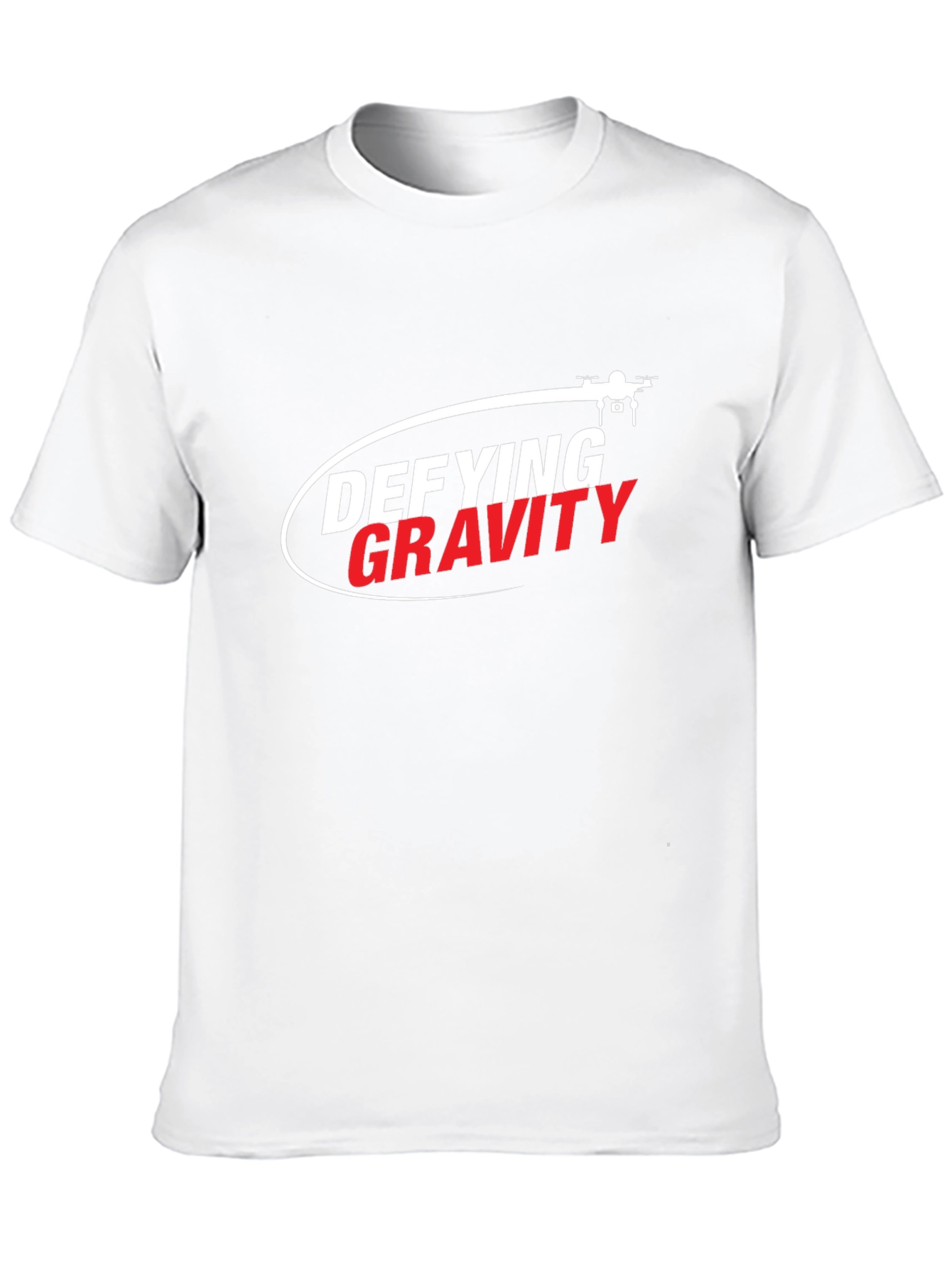 Defying Gravity Drone Graphic Tee - Black