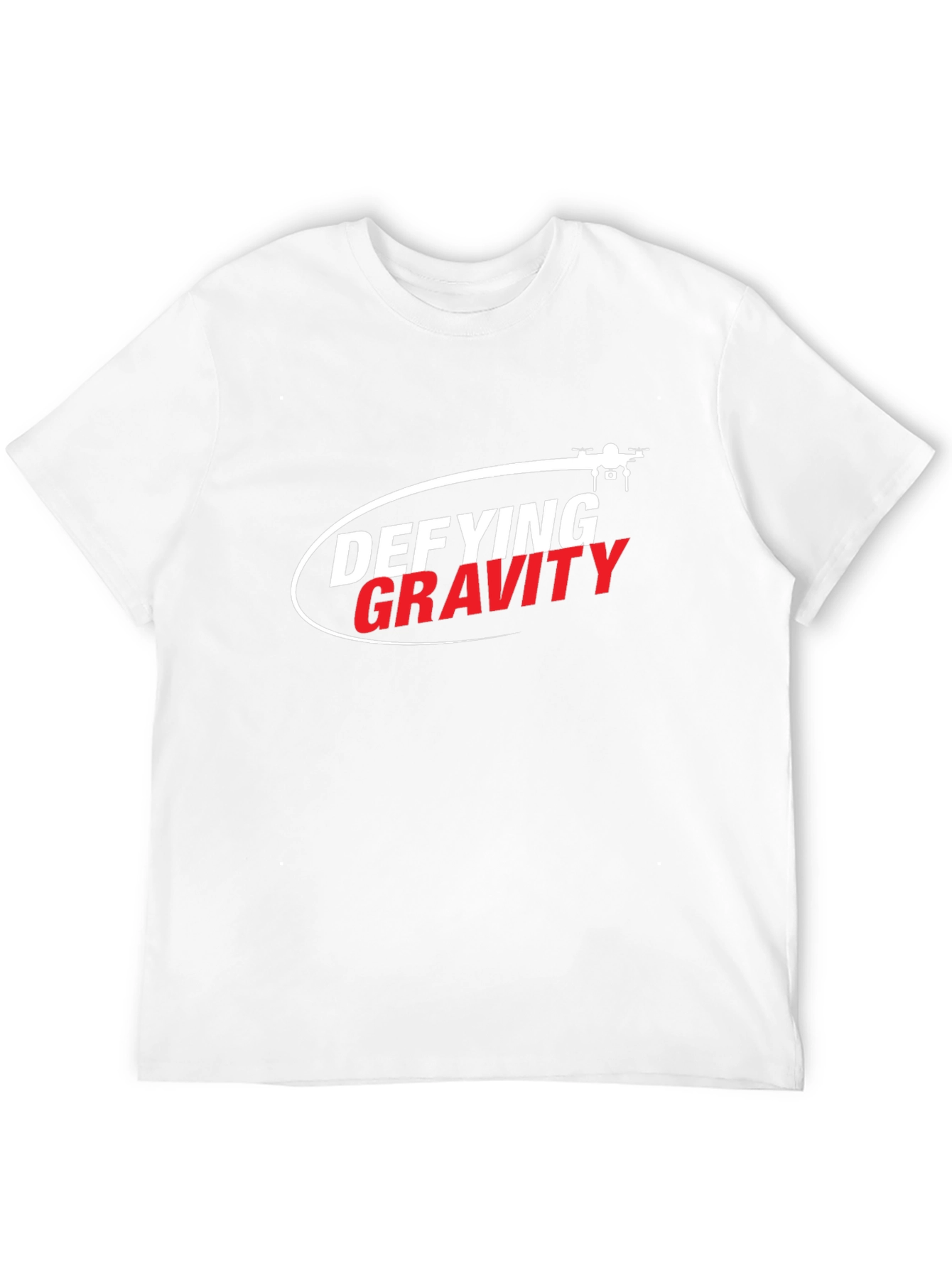 Defying Gravity Drone Graphic Tee - Black