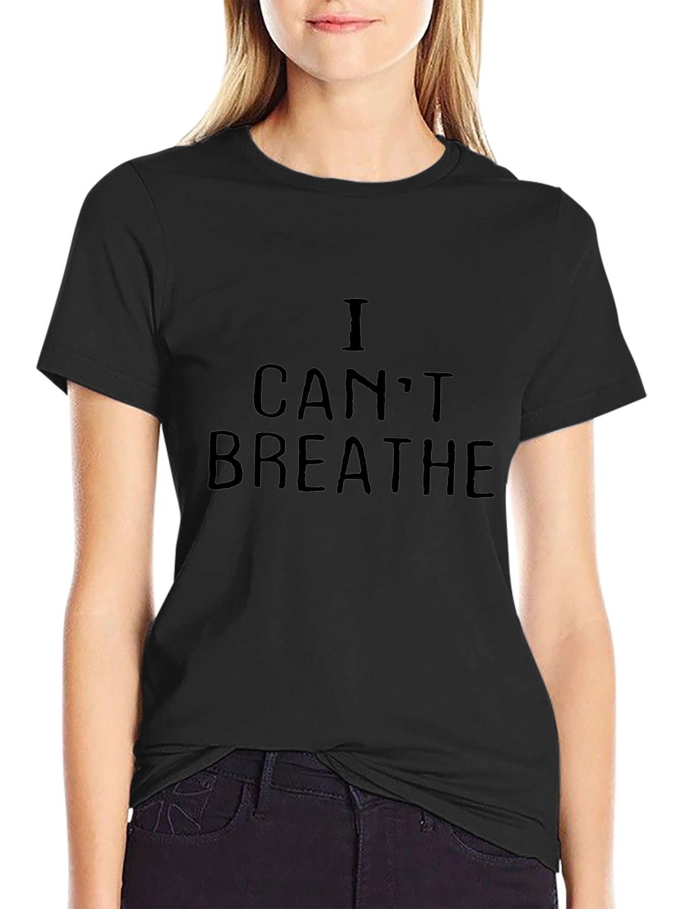 I Cant Breathe T-Shirt - Mens Black Tee